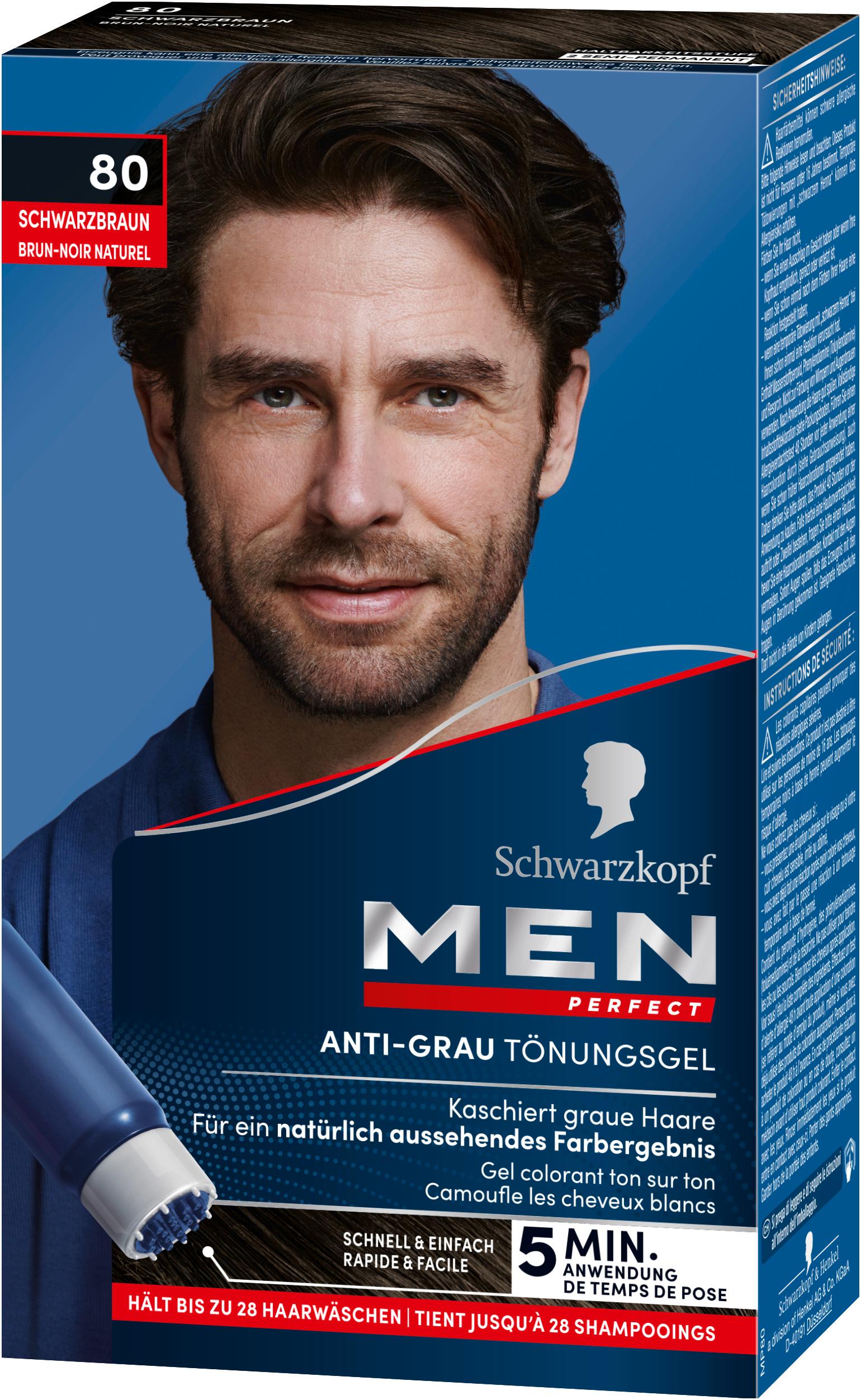 Produktbild Schwarzkopf MEN PERFECT Anti-Grau Tönungs-Gel 3 von 6