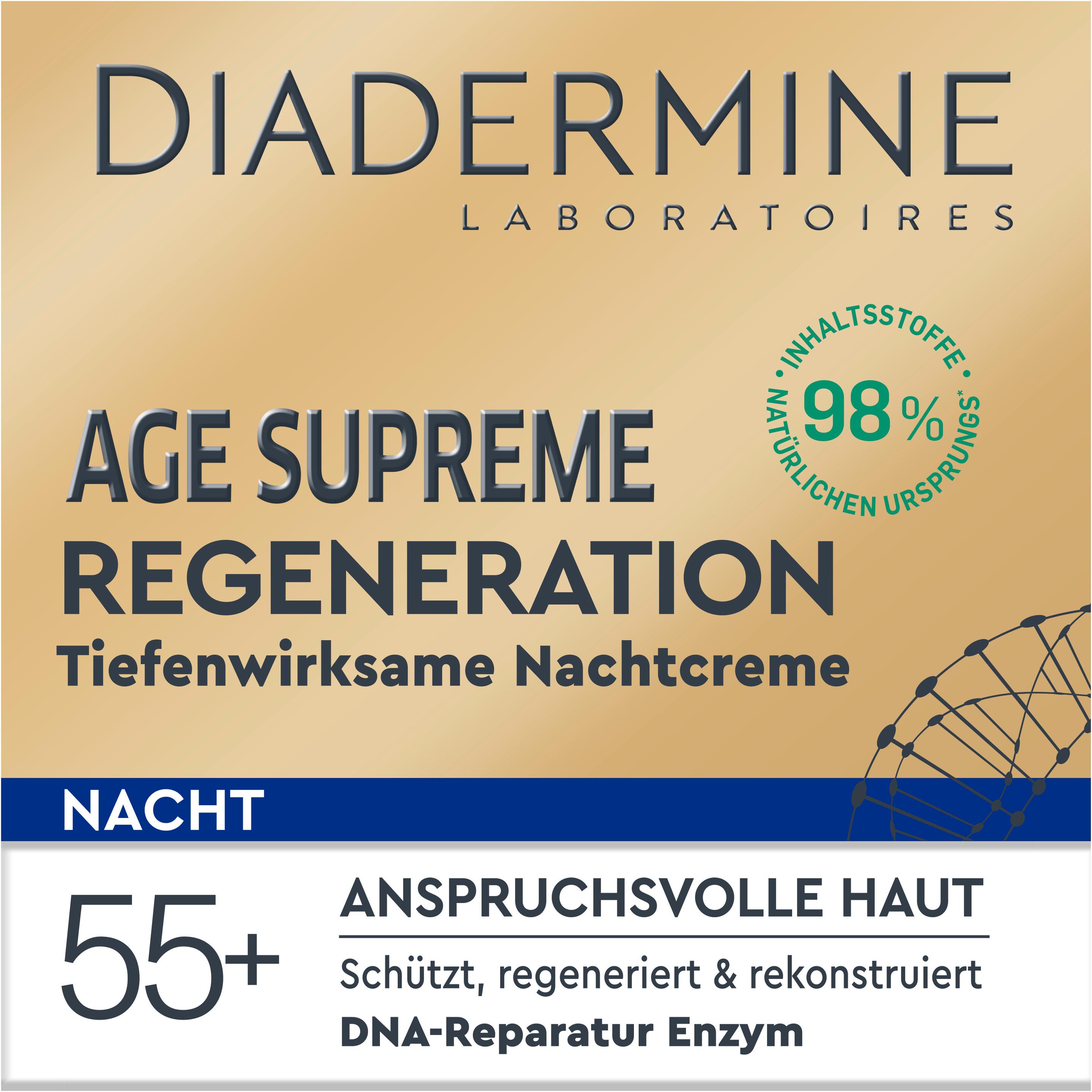 DIADERMINE Age Supreme Nachtpflege Regeneration