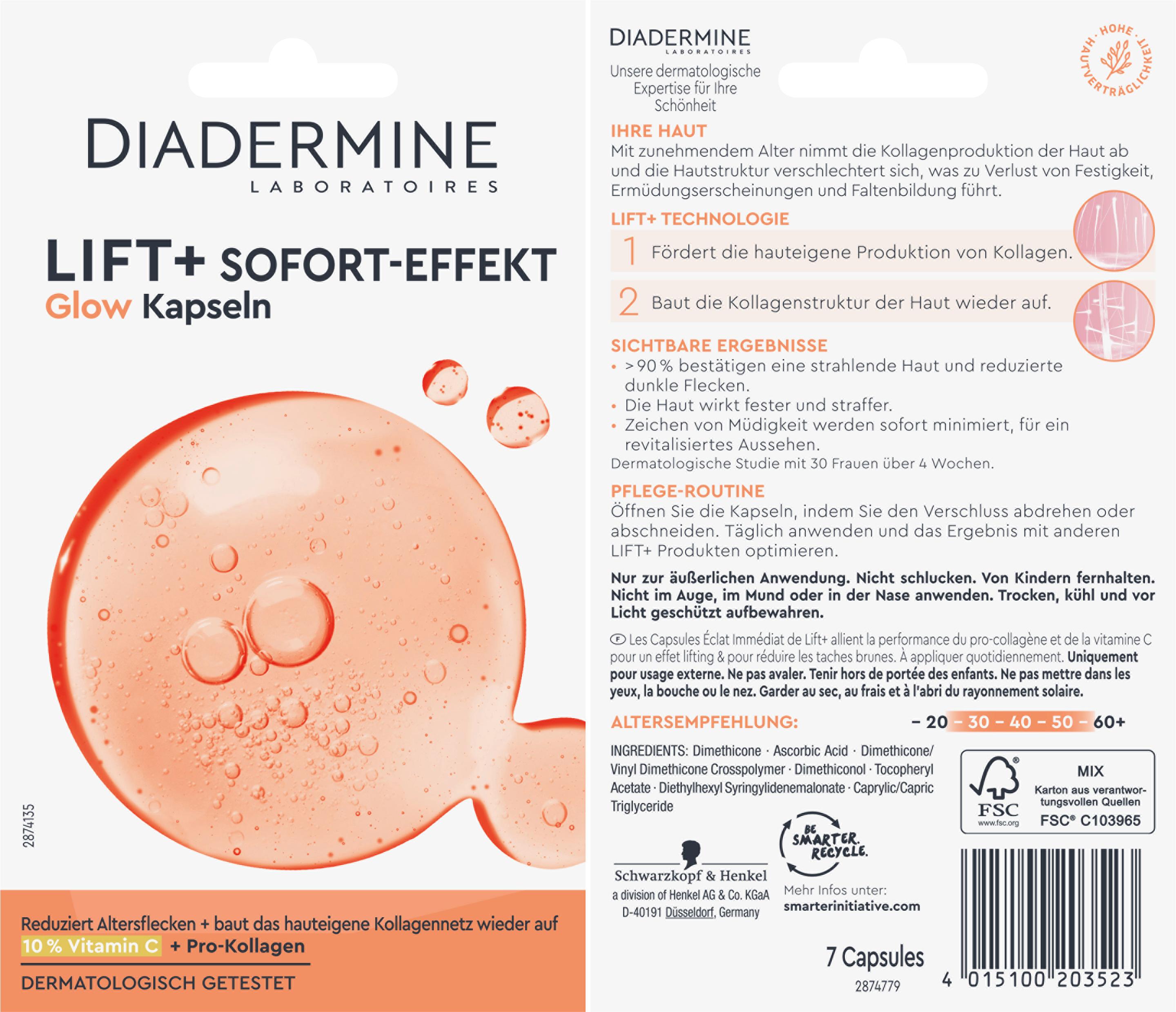 Produktbild DIADERMINE Lift+ Kapseln Sofort-Effekt 3 von 4