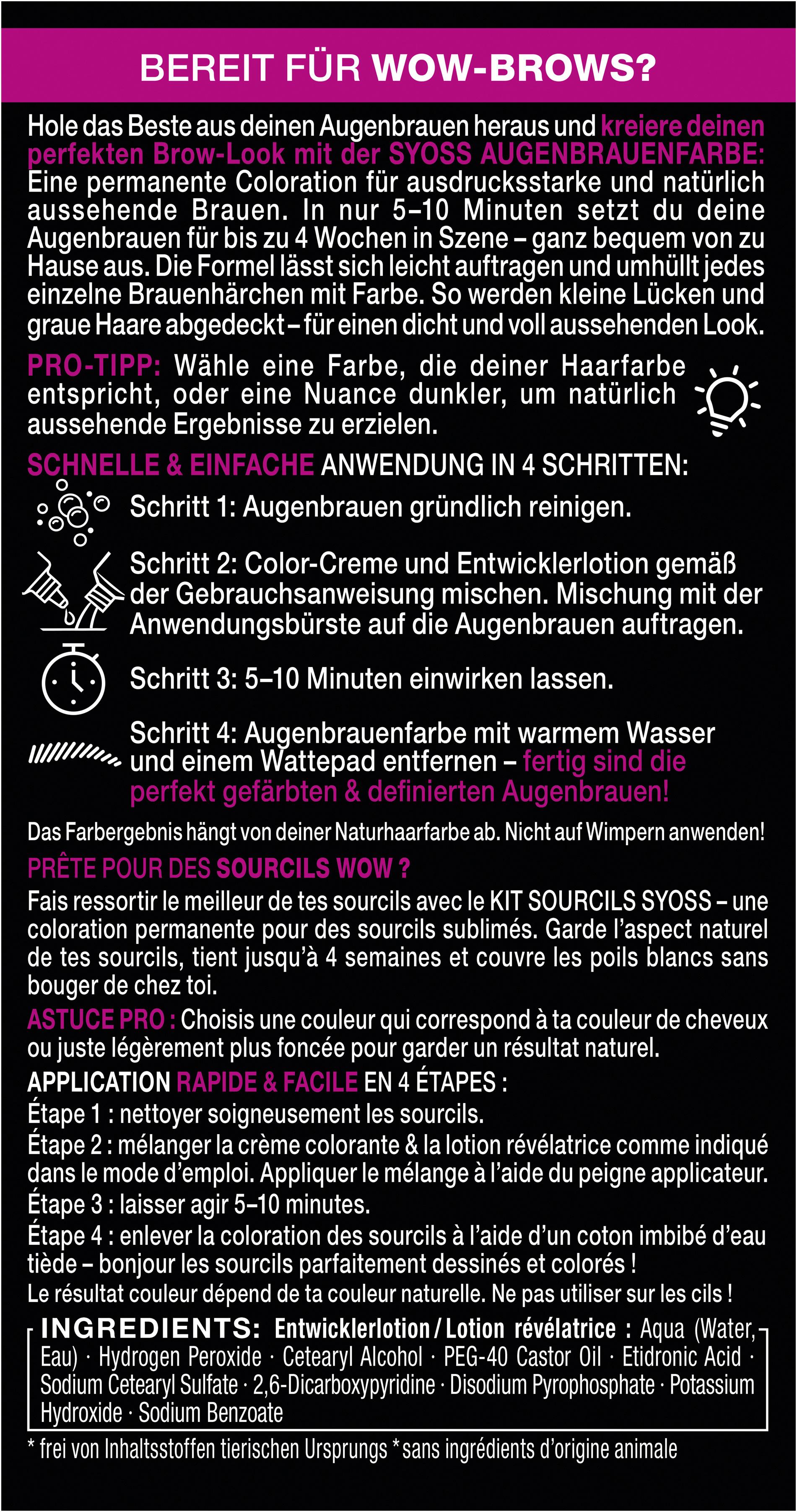Produktbild syoss Augenbrauen Kit 2 von 11