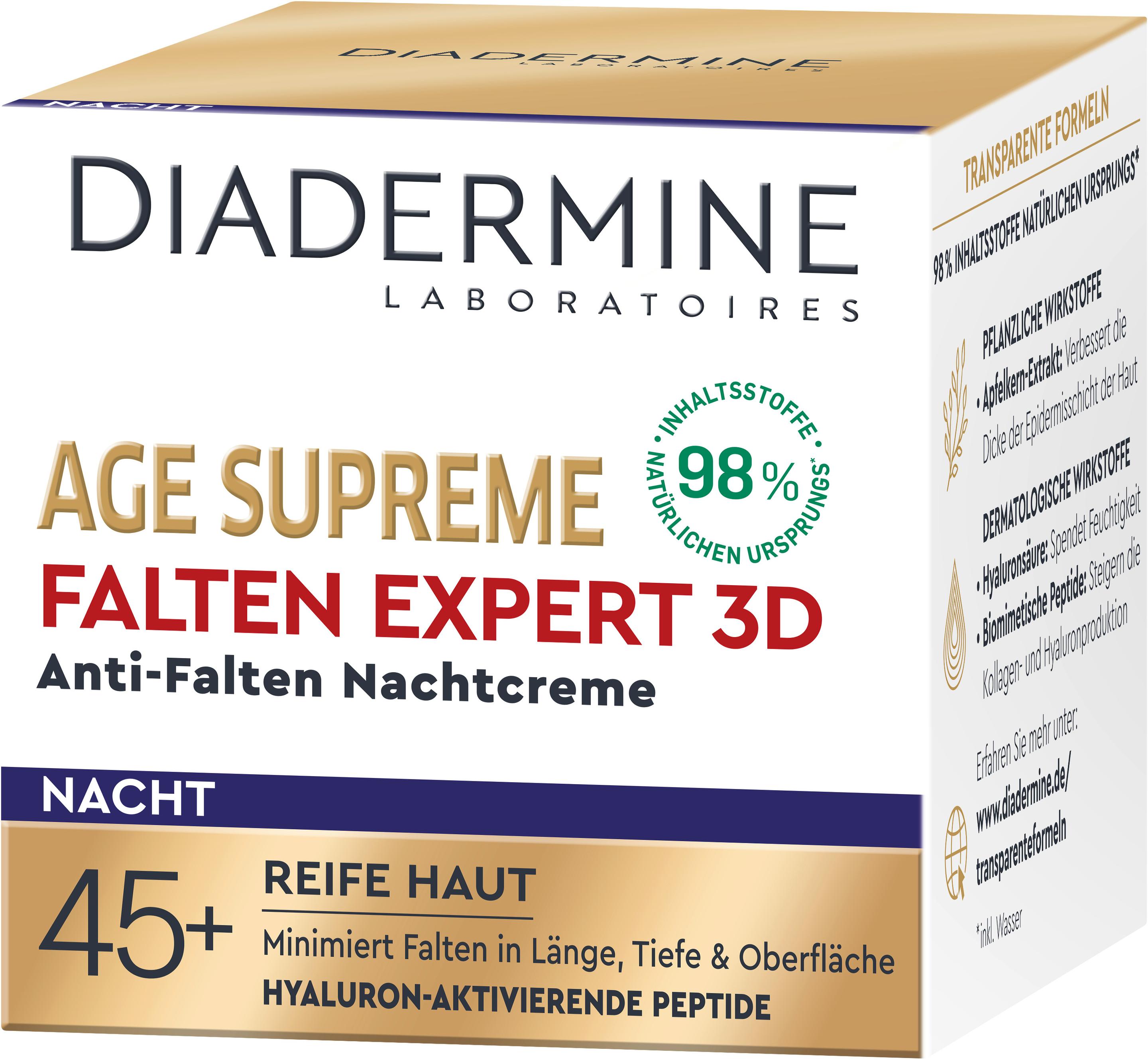 Produktbild DIADERMINE Age Supreme Nachtpflege Falten Expert 3D 6 von 9