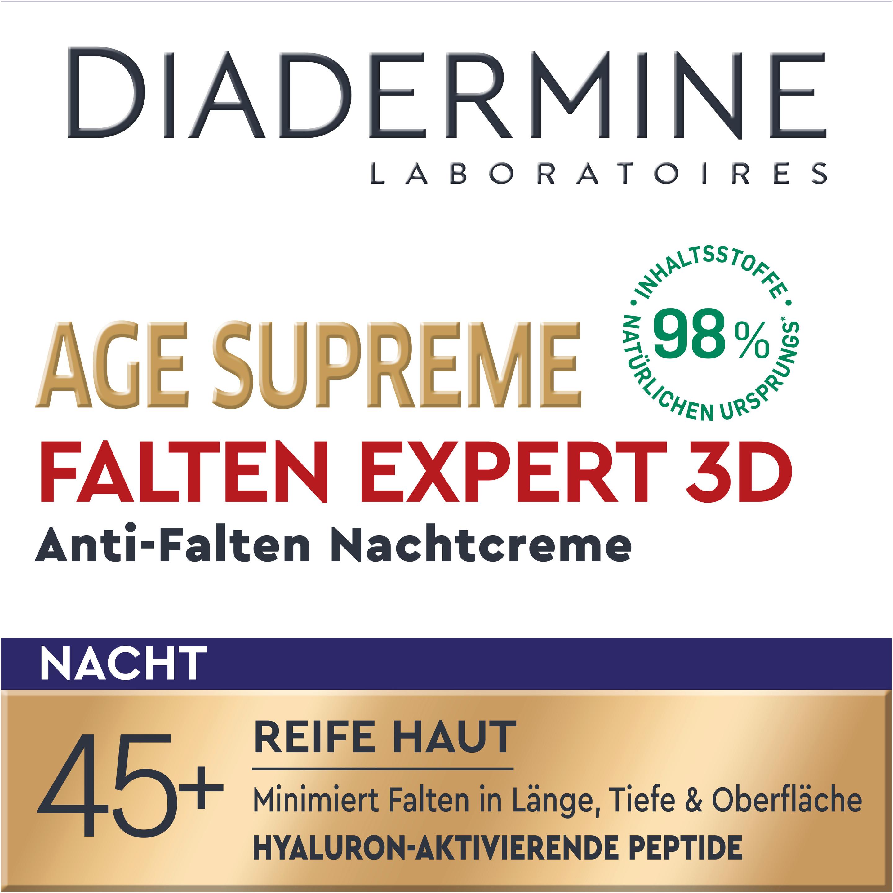 DIADERMINE Age Supreme Nachtpflege Falten Expert 3D