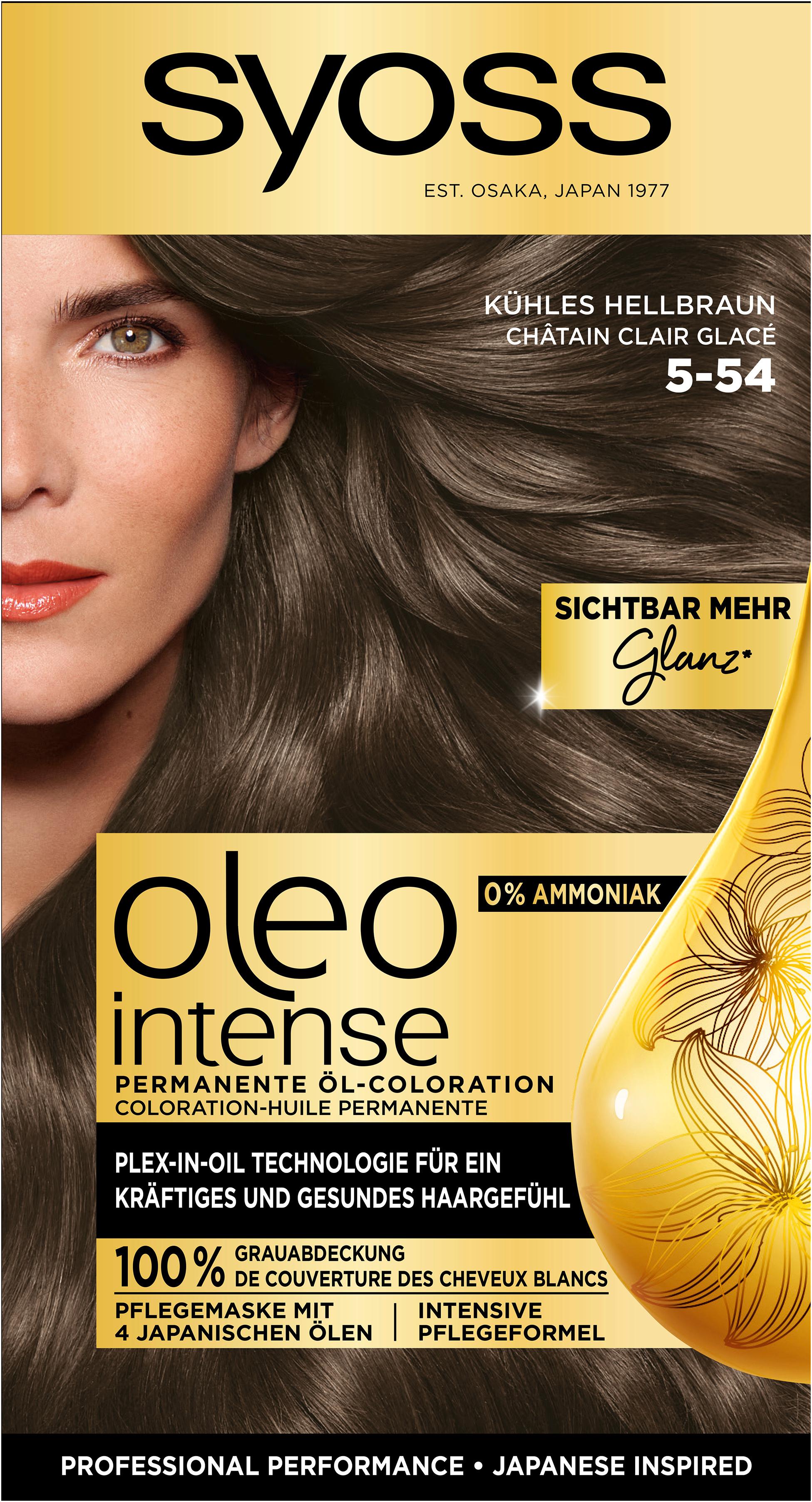 syoss Oleo Intense Permanente Öl-Coloration 5-54 Kühles Hellbraun