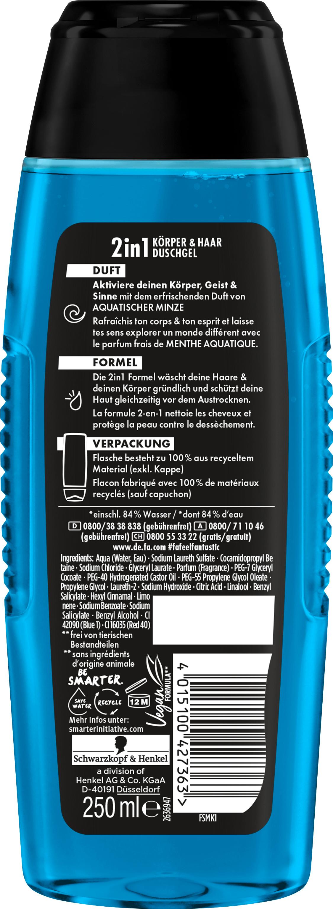 Produktbild FA Men 2in1 Körper&Haar Duschgel Kick Off 250ml 3 von 7