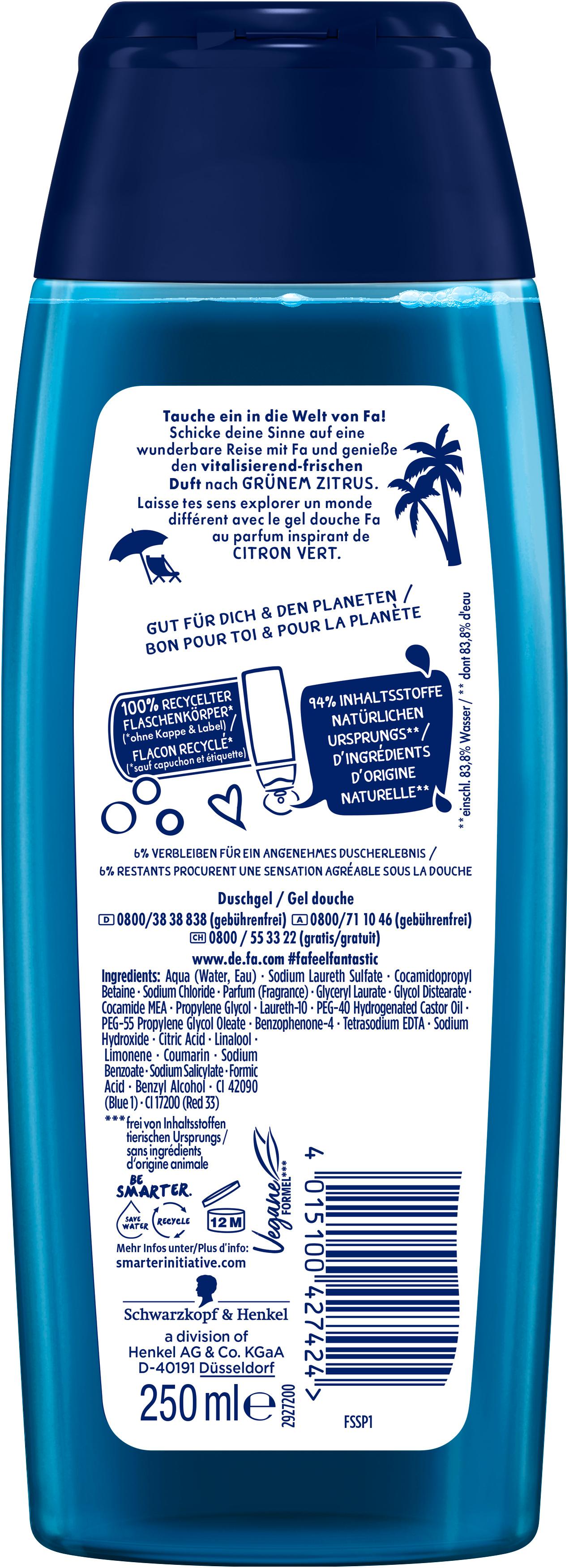 Produktbild FA Vitalisierendes Duschgel Sport 2 von 8