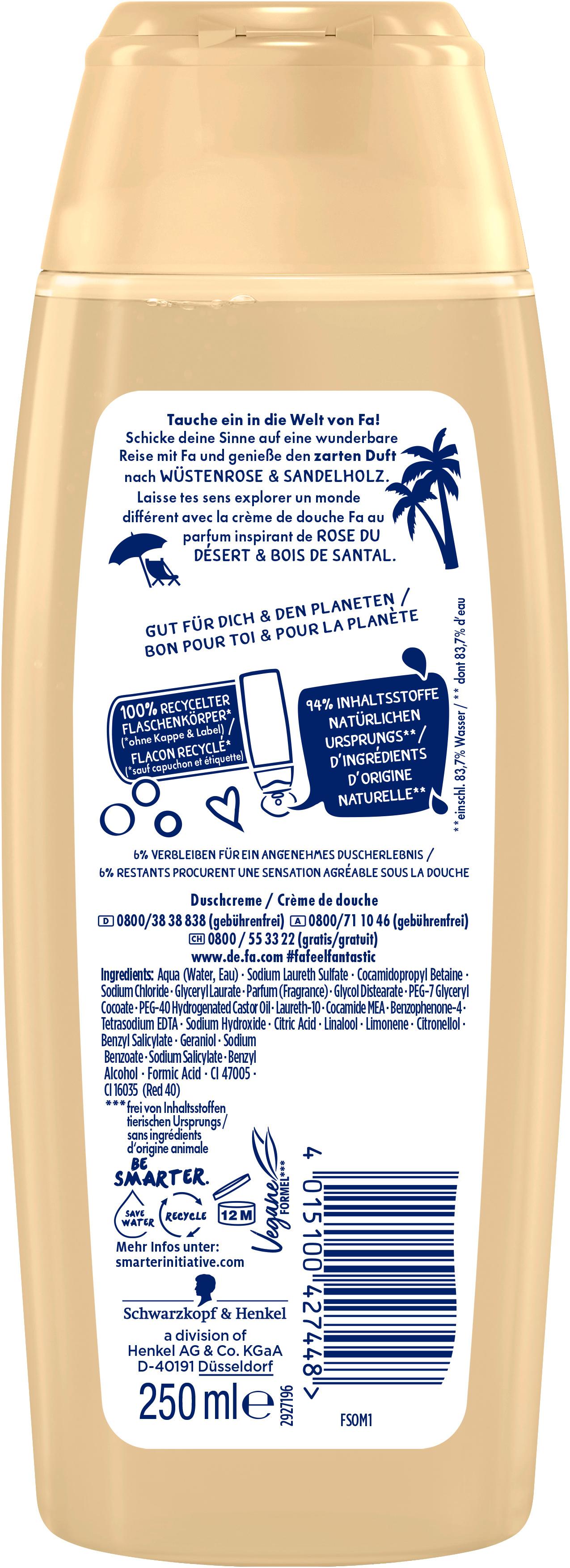 Produktbild FA Pflegende Duschcreme Oriental Moments 3 von 9