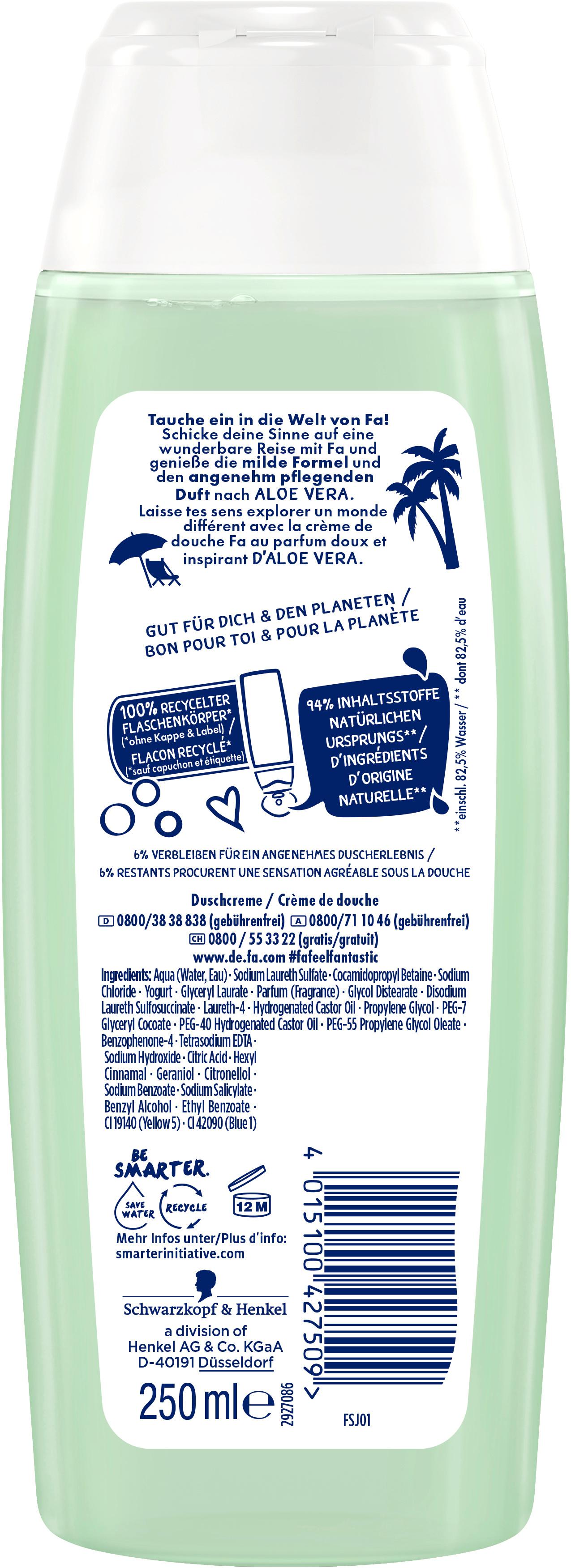 Produktbild FA Pflegende Duschcreme Aloe Vera Yoghurt 250ml 2 von 13