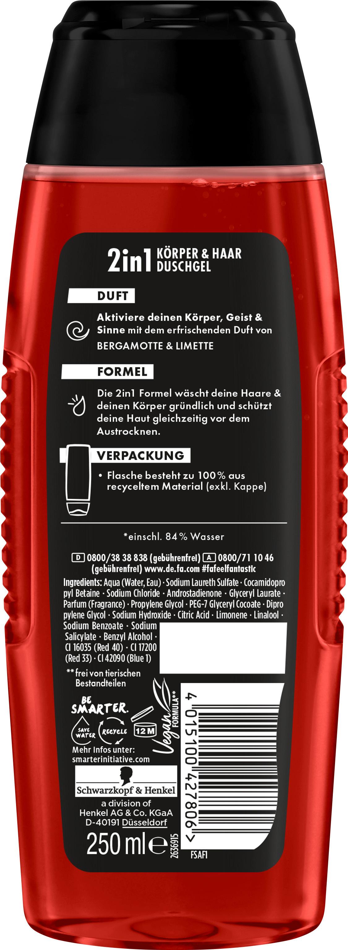 Produktbild FA MEN 2in1 Duschgel Attraction Force 3 von 3