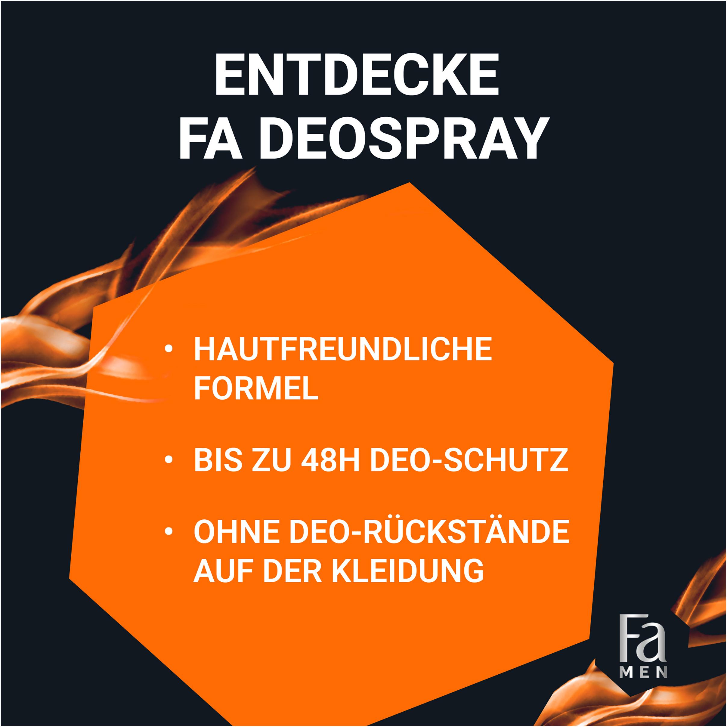 Produktbild FA Men Deodorant&Bodyspray Dark Passion 150ml 5 von 10