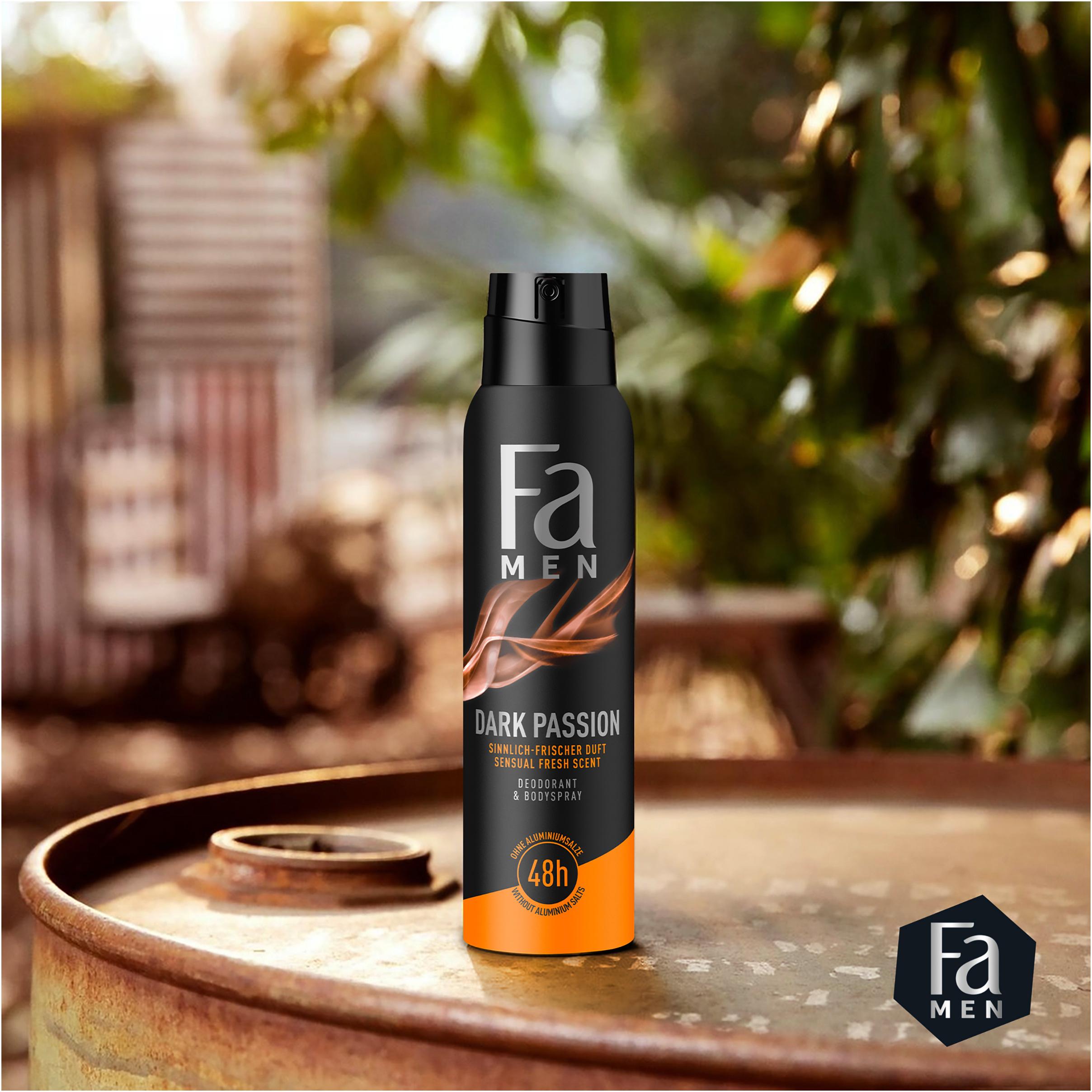 Produktbild FA Men Deodorant&Bodyspray Dark Passion 150ml 4 von 10