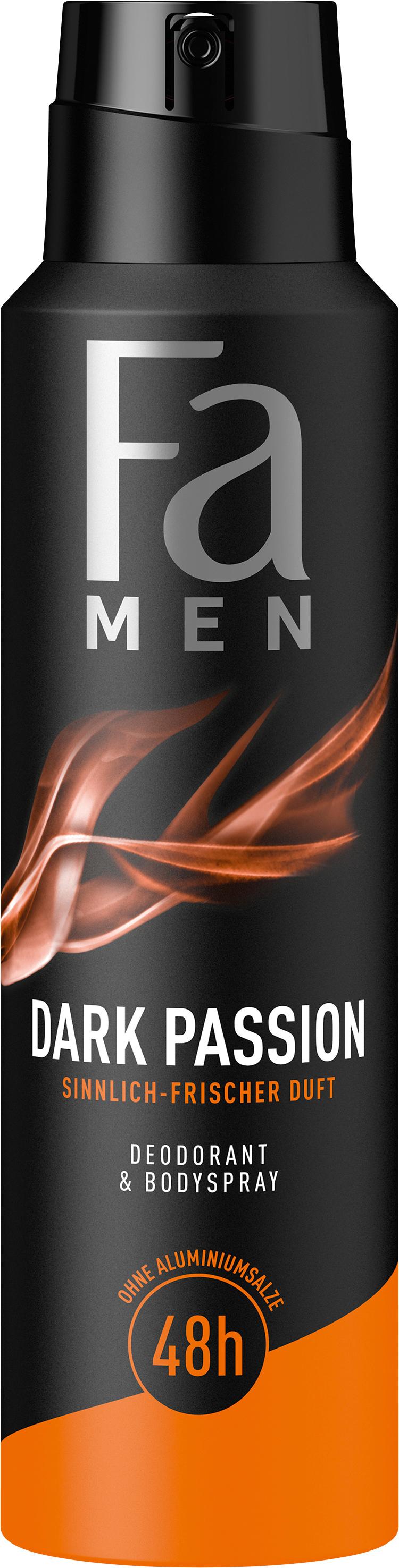 FA Men Deodorant&Bodyspray Dark Passion 150ml