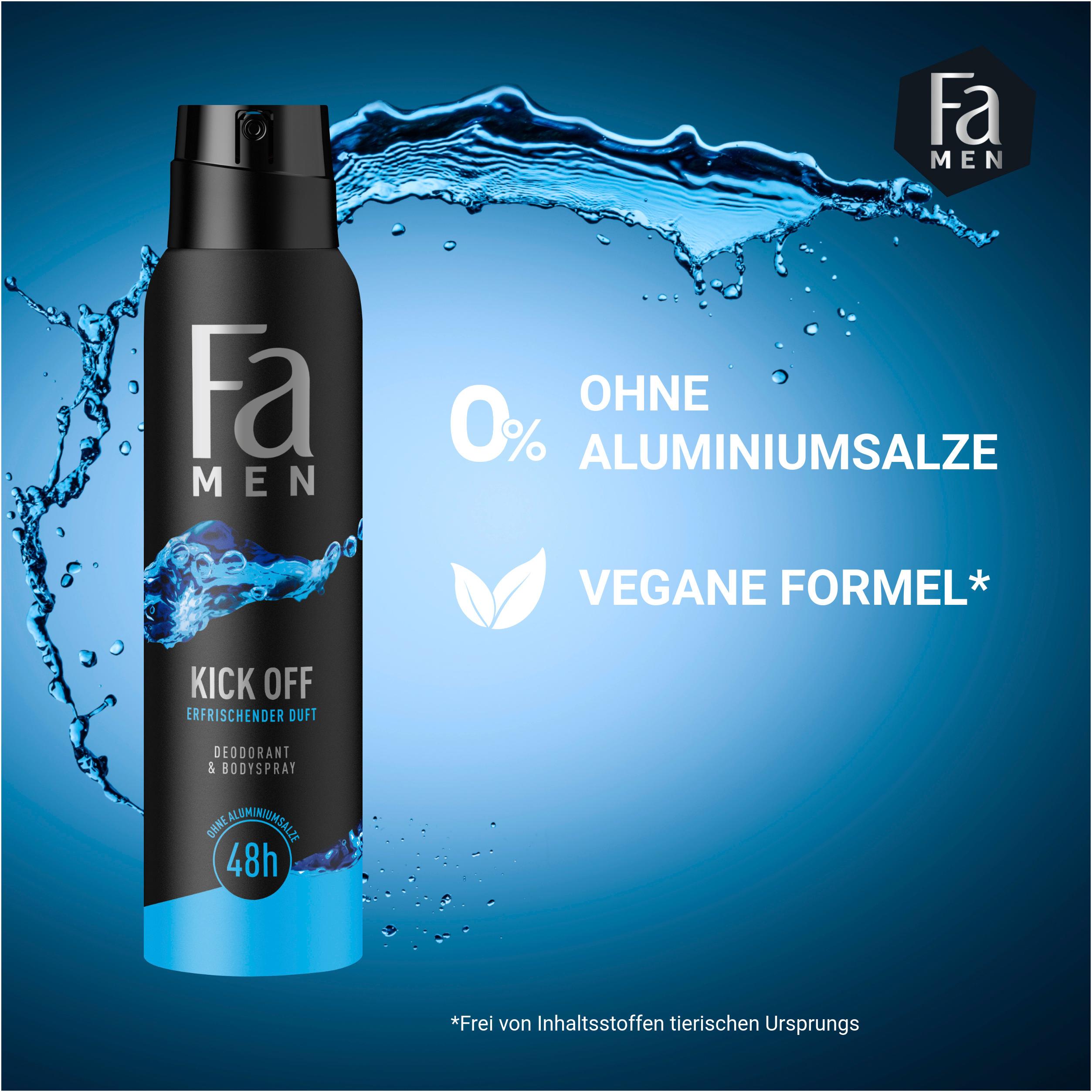 Produktbild FA Men Deodorant&Bodyspray Kick Off 150ml 3 von 9