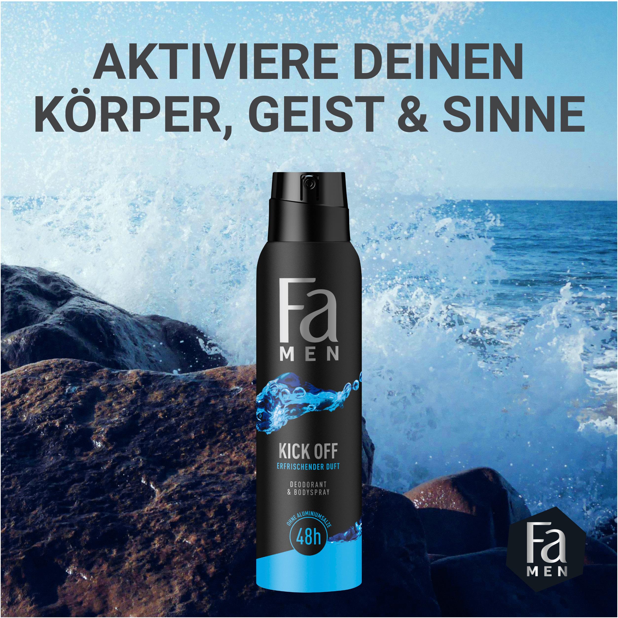 Produktbild FA Men Deodorant&Bodyspray Kick Off 150ml 8 von 9