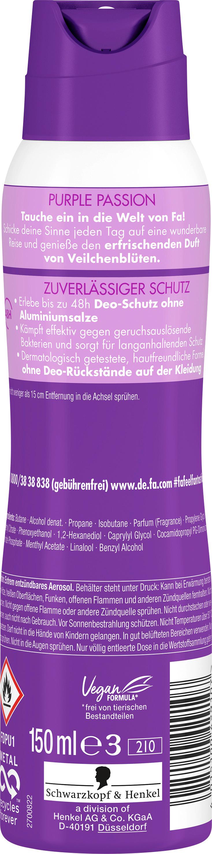 Produktbild FA Deospray Purple Passion 2 von 4