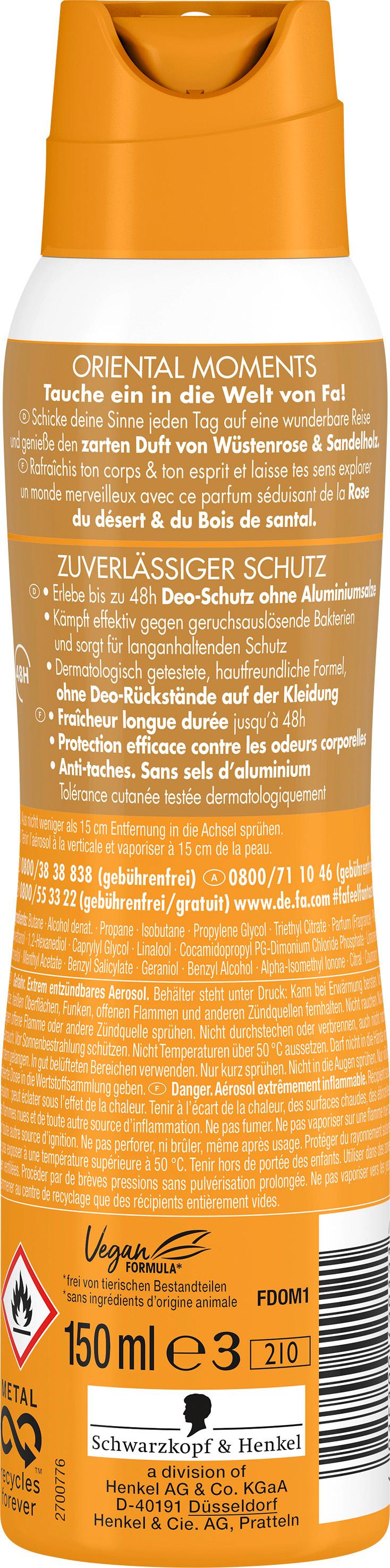 Produktbild FA Deospray Oriental Moments 150ml 3 von 6