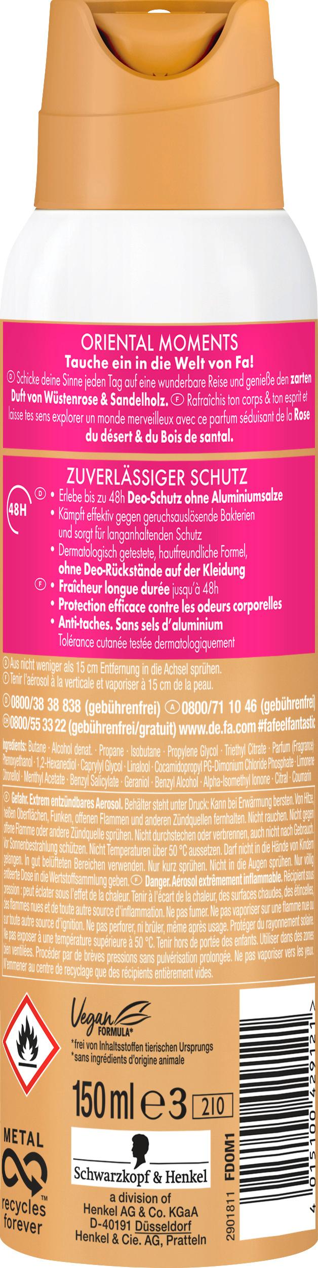 Produktbild FA Deospray Oriental Moments 150ml 2 von 6