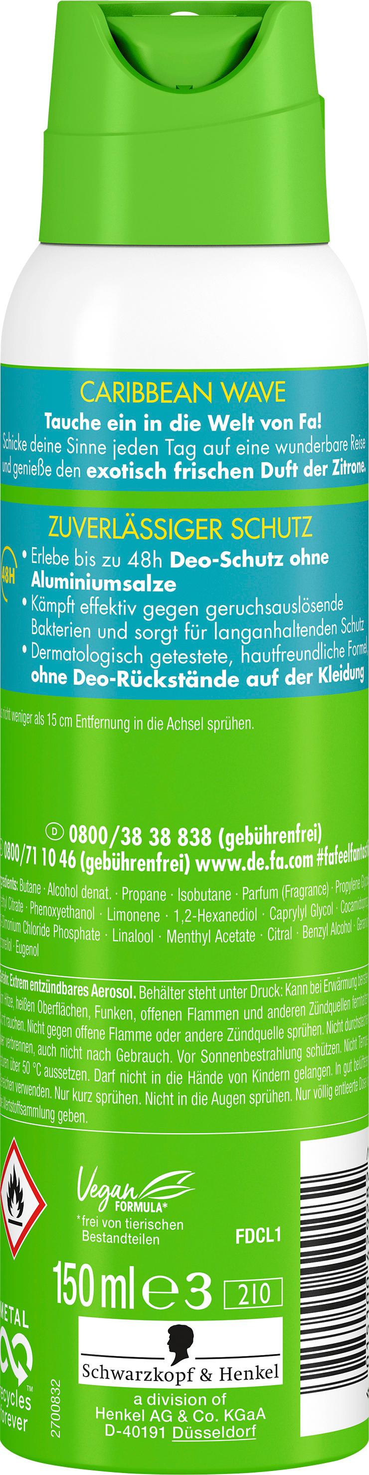 Produktbild FA Deospray Caribbean Wave 150ml 2 von 4