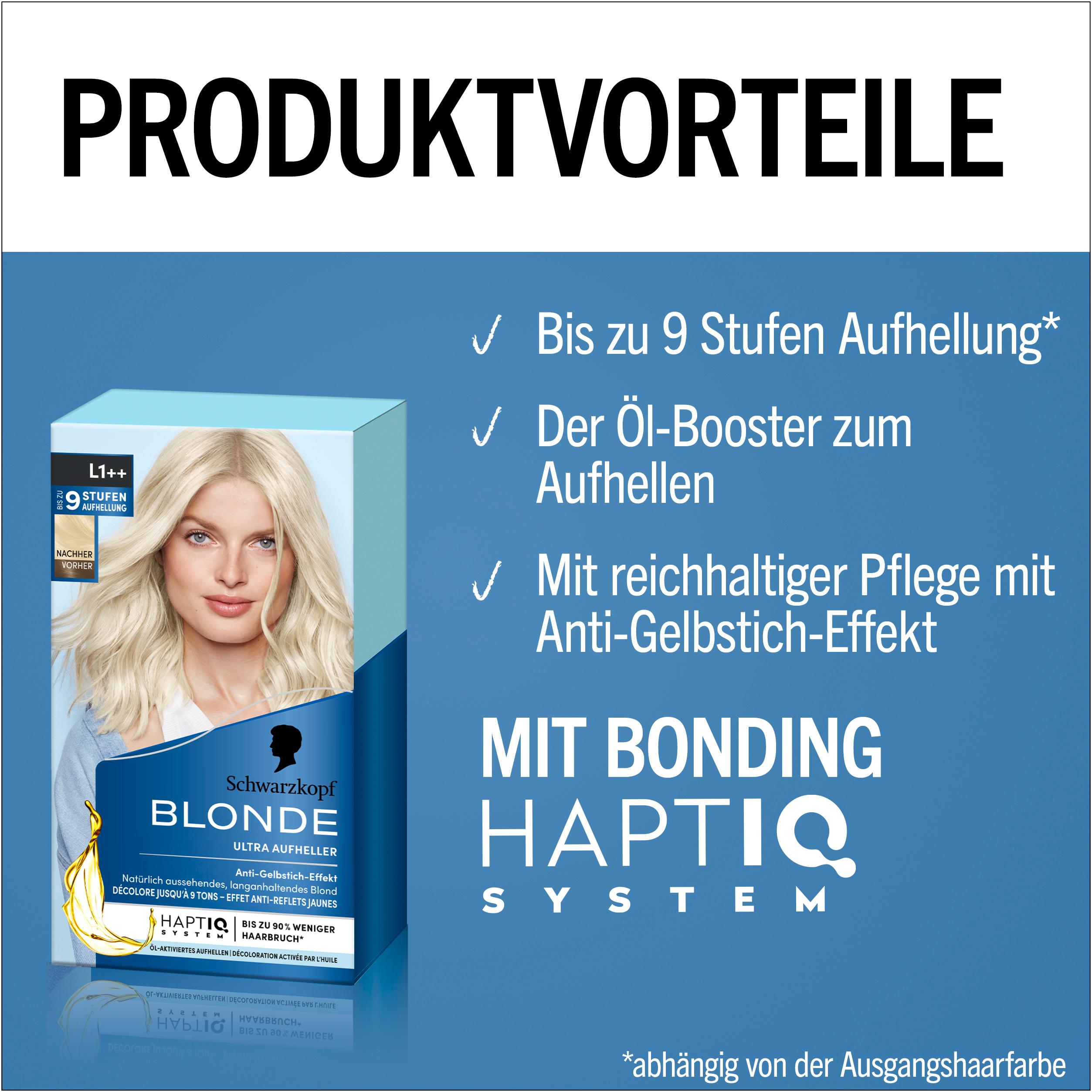 Produktbild Schwarzkopf BLONDE Ultra Aufheller Anti-Gelbstich-Effekt 14 von 15
