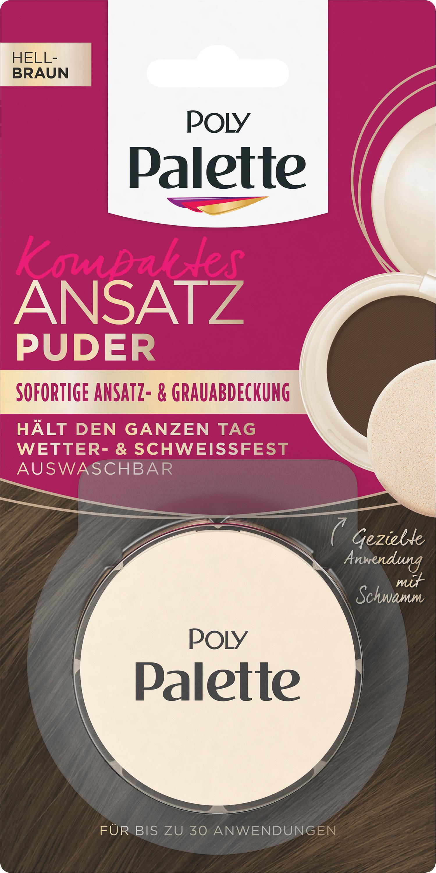POLY PALETTE Coloration Stufe 1 Kompaktes Ansatz Puder Hellbraun 3G