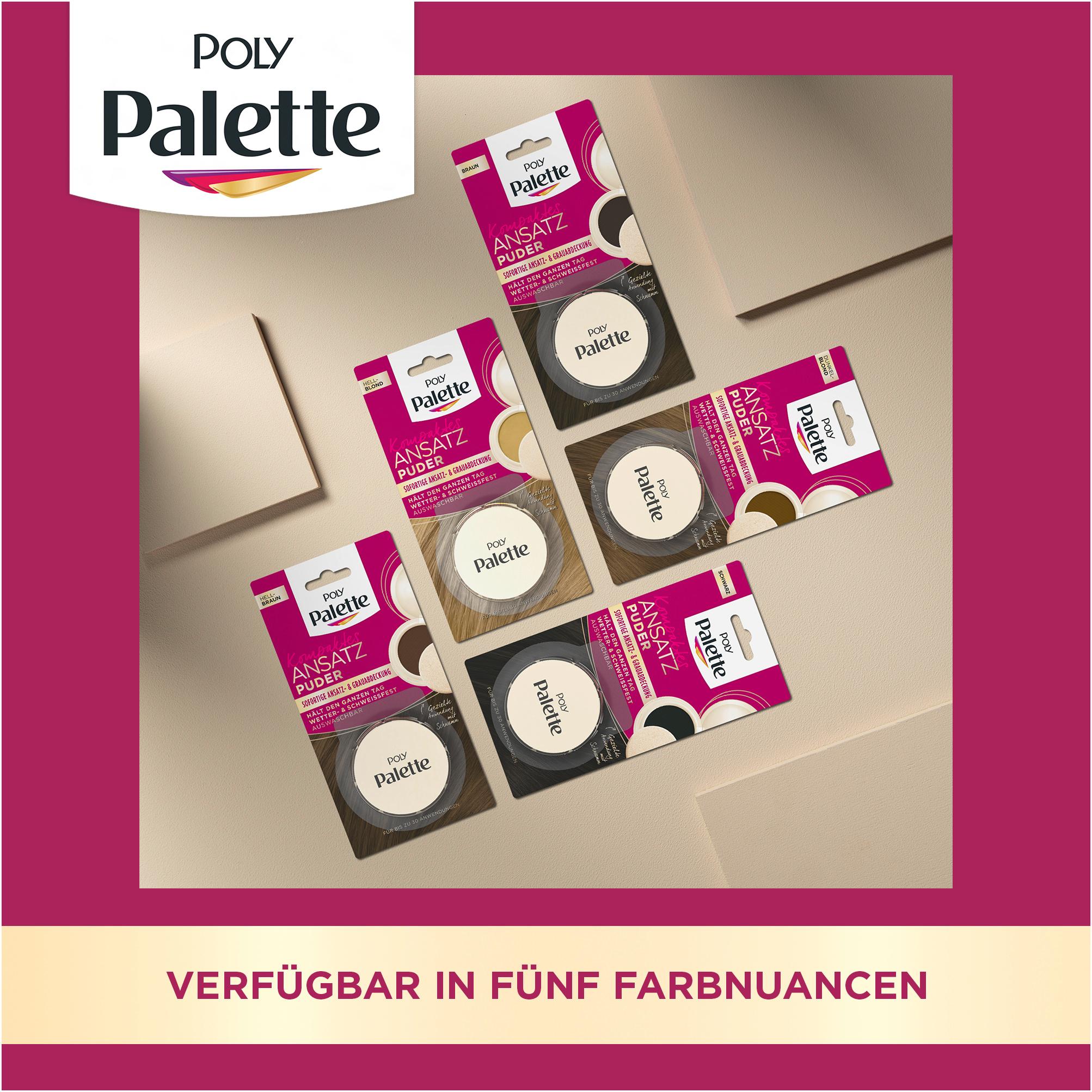 Produktbild POLY PALETTE Coloration Stufe 1 Kompaktes Ansatz Puder Braun 3G 3 von 8