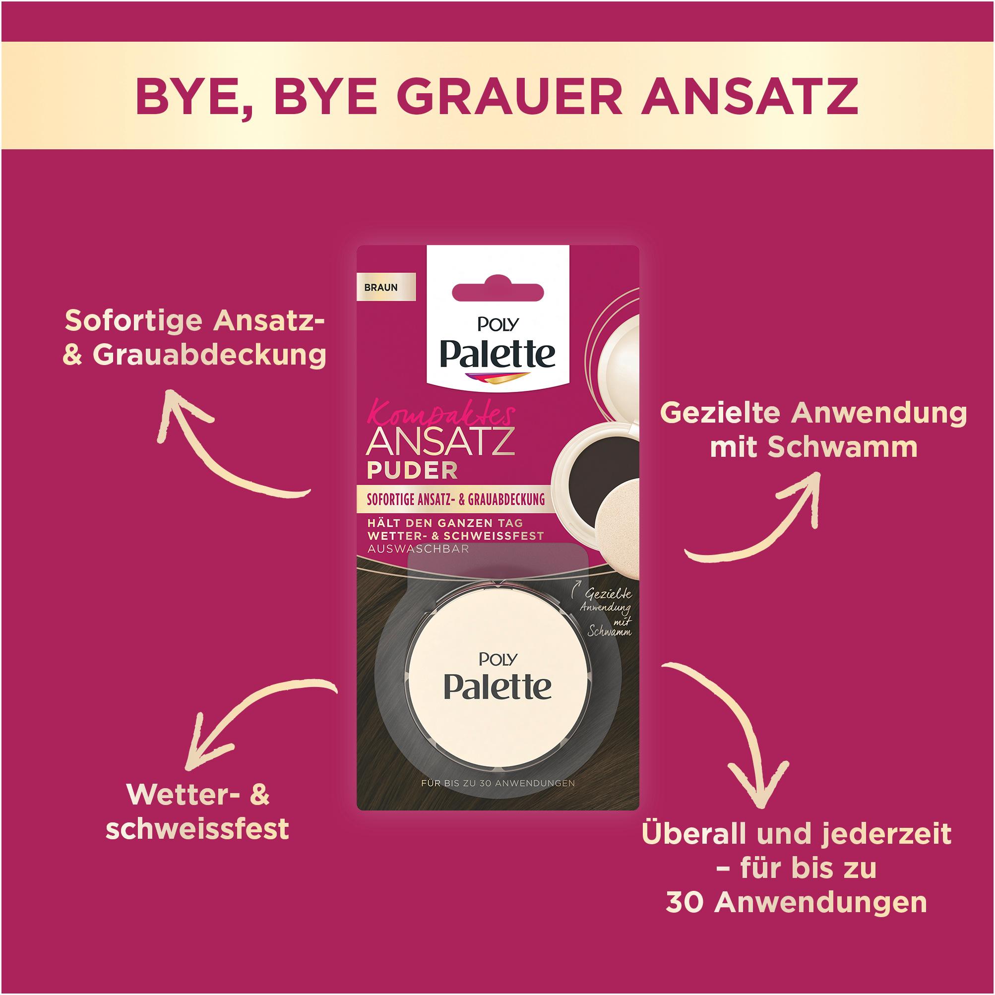 Produktbild POLY PALETTE Coloration Stufe 1 Kompaktes Ansatz Puder Braun 3G 4 von 8
