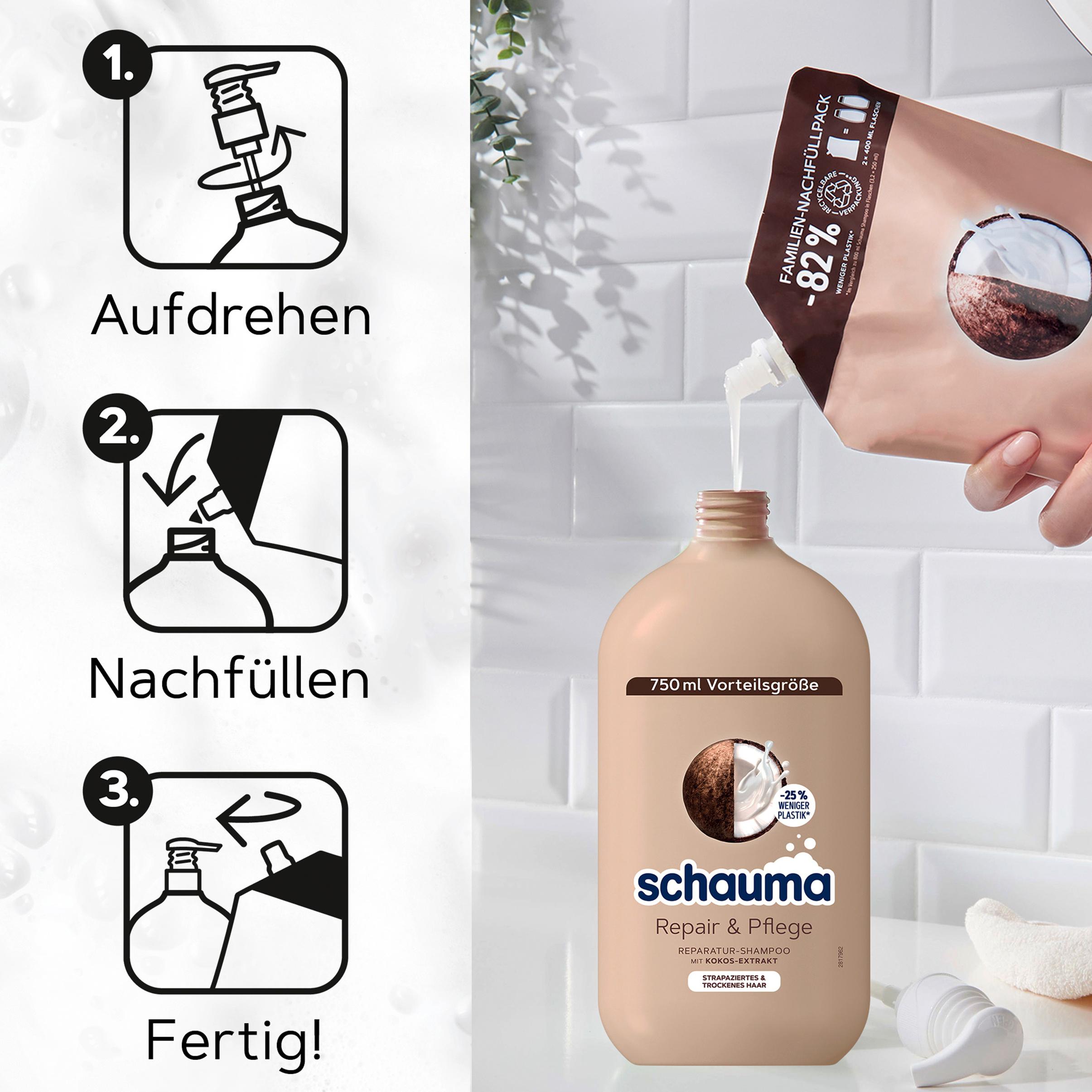 Produktbild SCHAUMA Shampoo Repair&Pflege 750ml 6 von 8