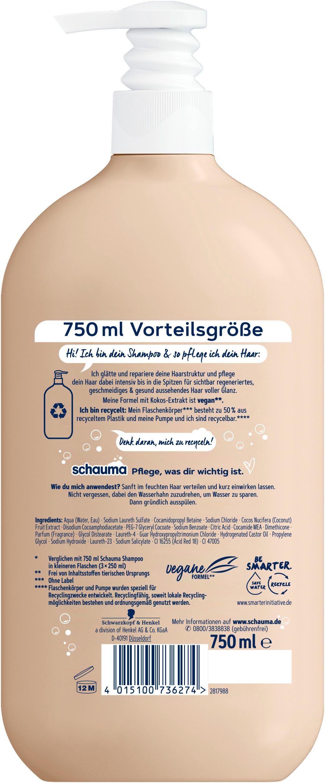 Produktbild SCHAUMA Shampoo Repair&Pflege 750ml 2 von 8