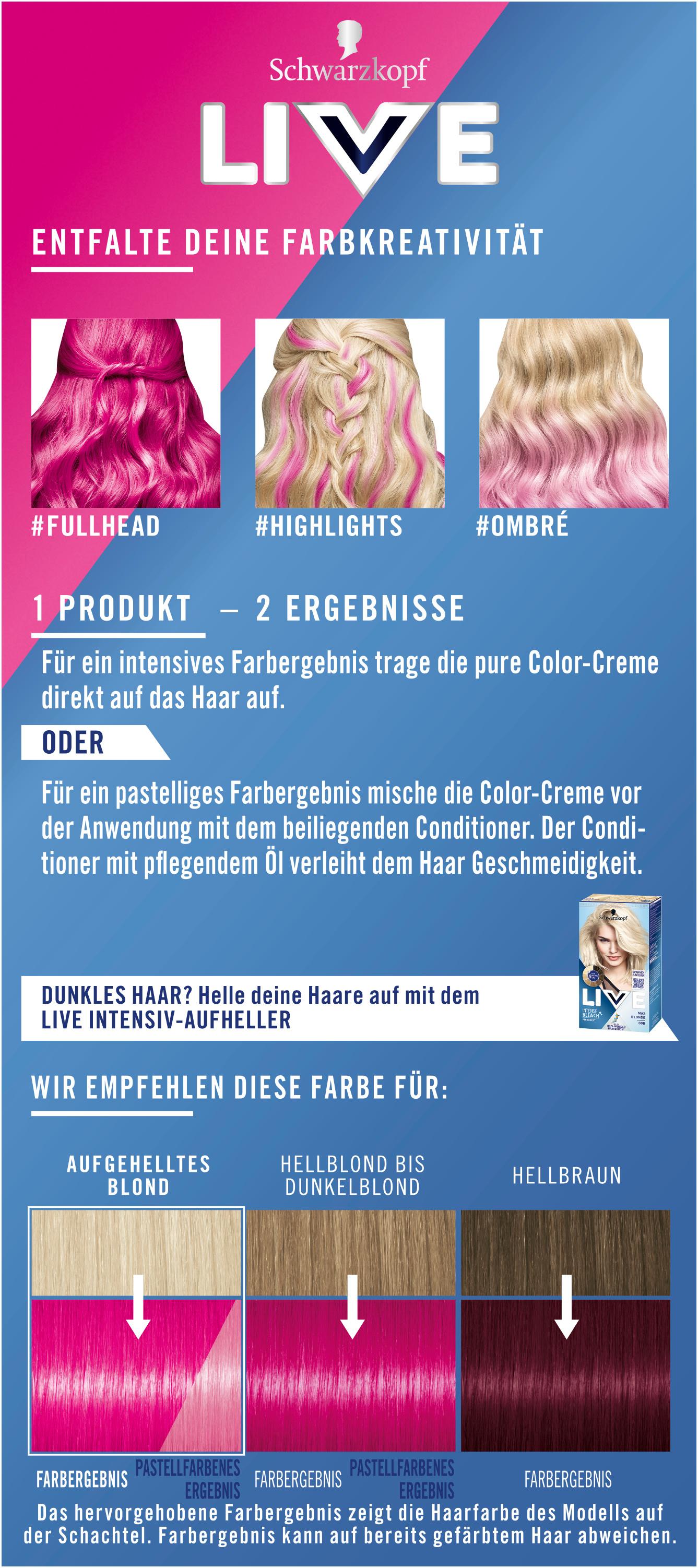 Produktbild Schwarzkopf LIVE Tönung Ultra Brights 2 von 8