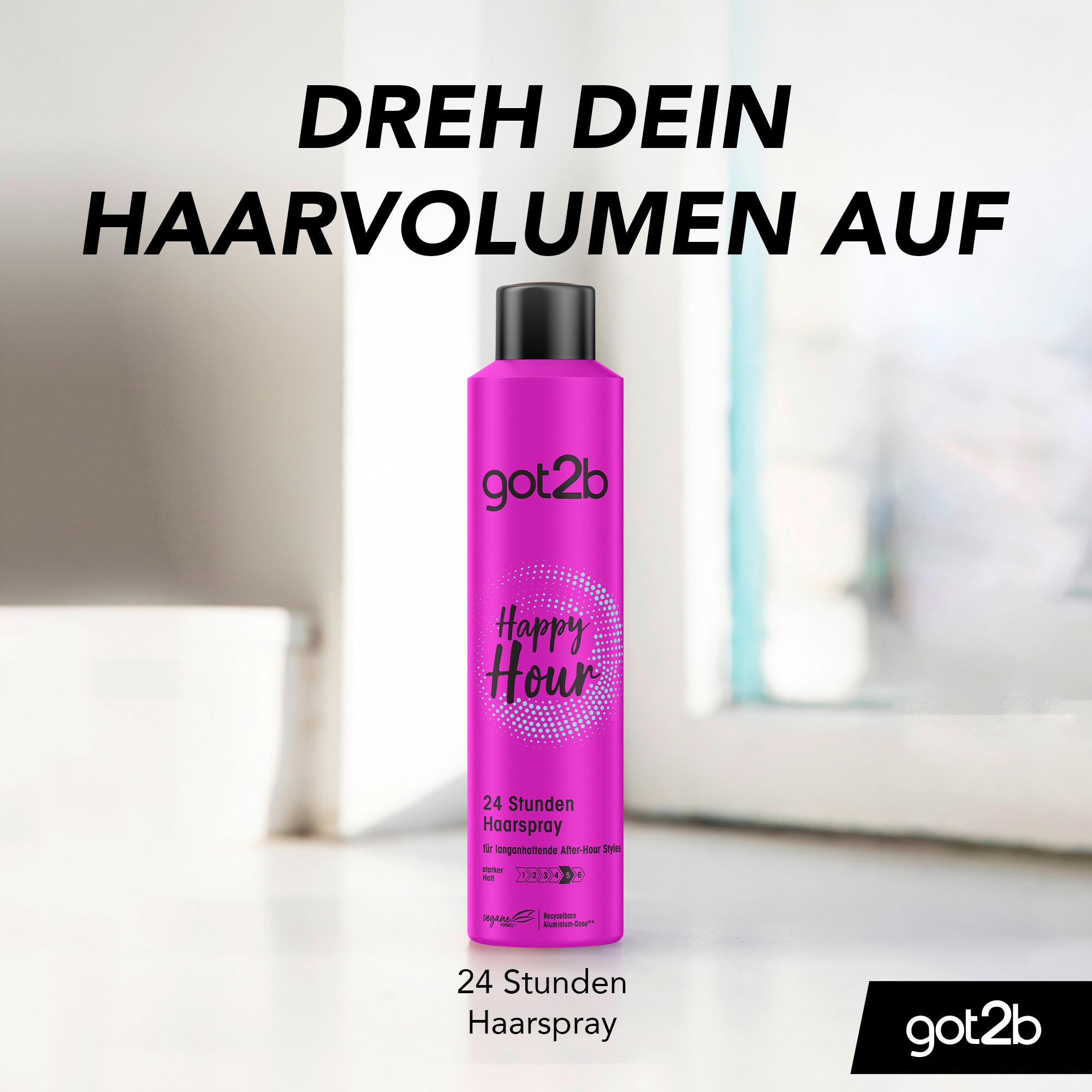 Produktbild GOT2B Haarspray HappyHour 24 Stunden 300 ml 4 von 7