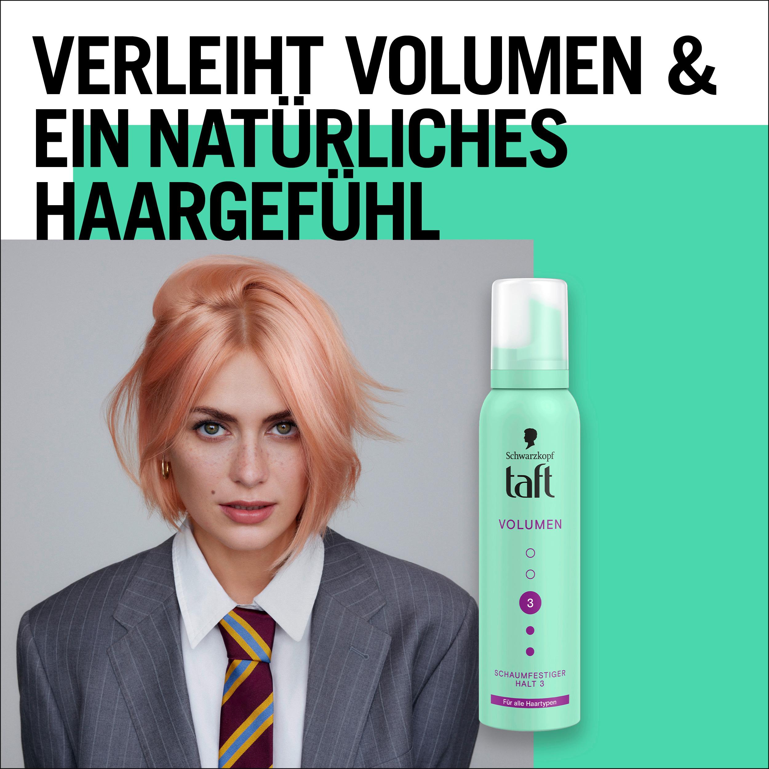 Produktbild taft Schaumfestiger Volumen alle Haartypen 150ml Haltegrad 3 - mittlerer Halt 6 von 7