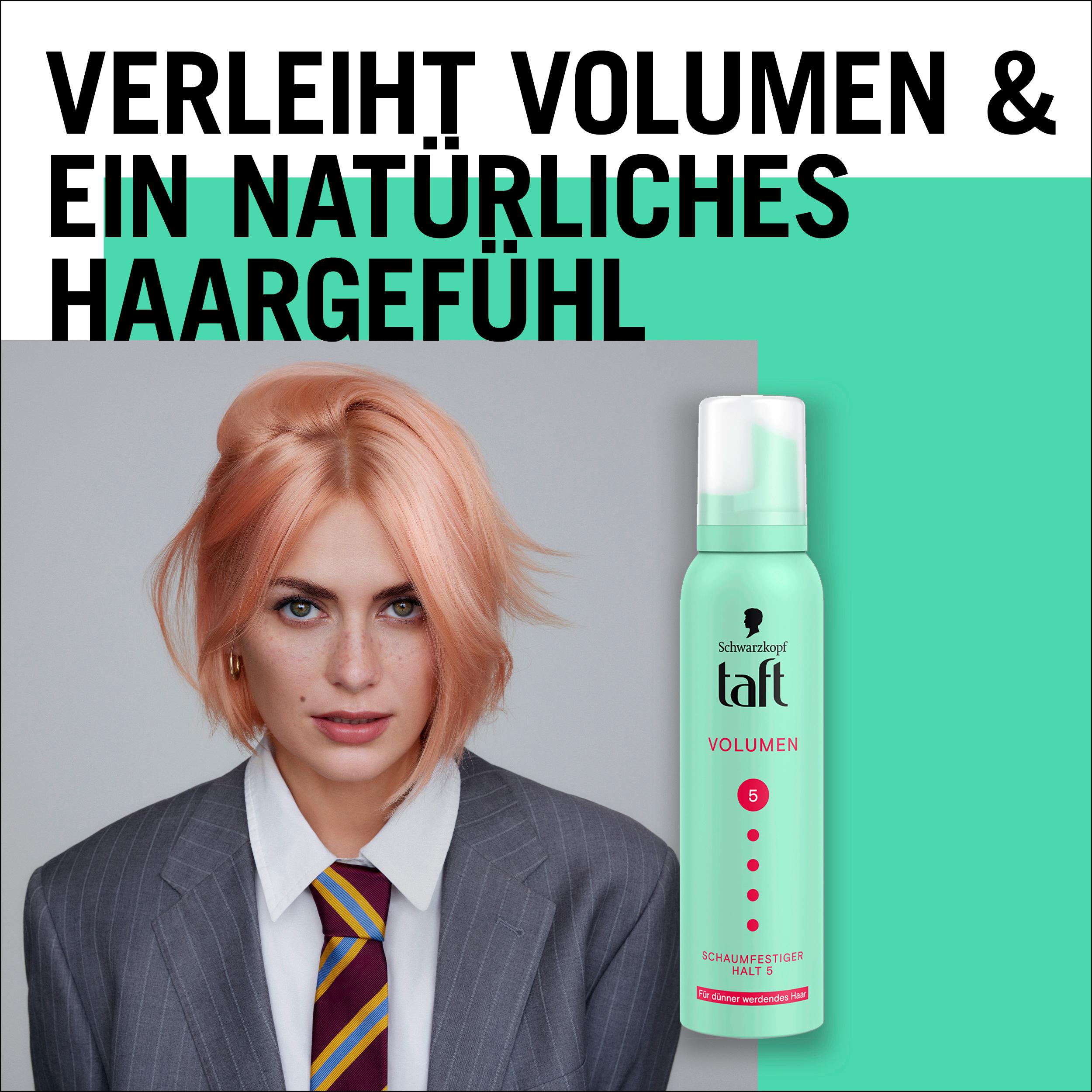 Produktbild taft Schaumfestiger Volumen dünner werdendes Haar 150ml Haltegrad 5 - sehr starker Halt 3 von 7