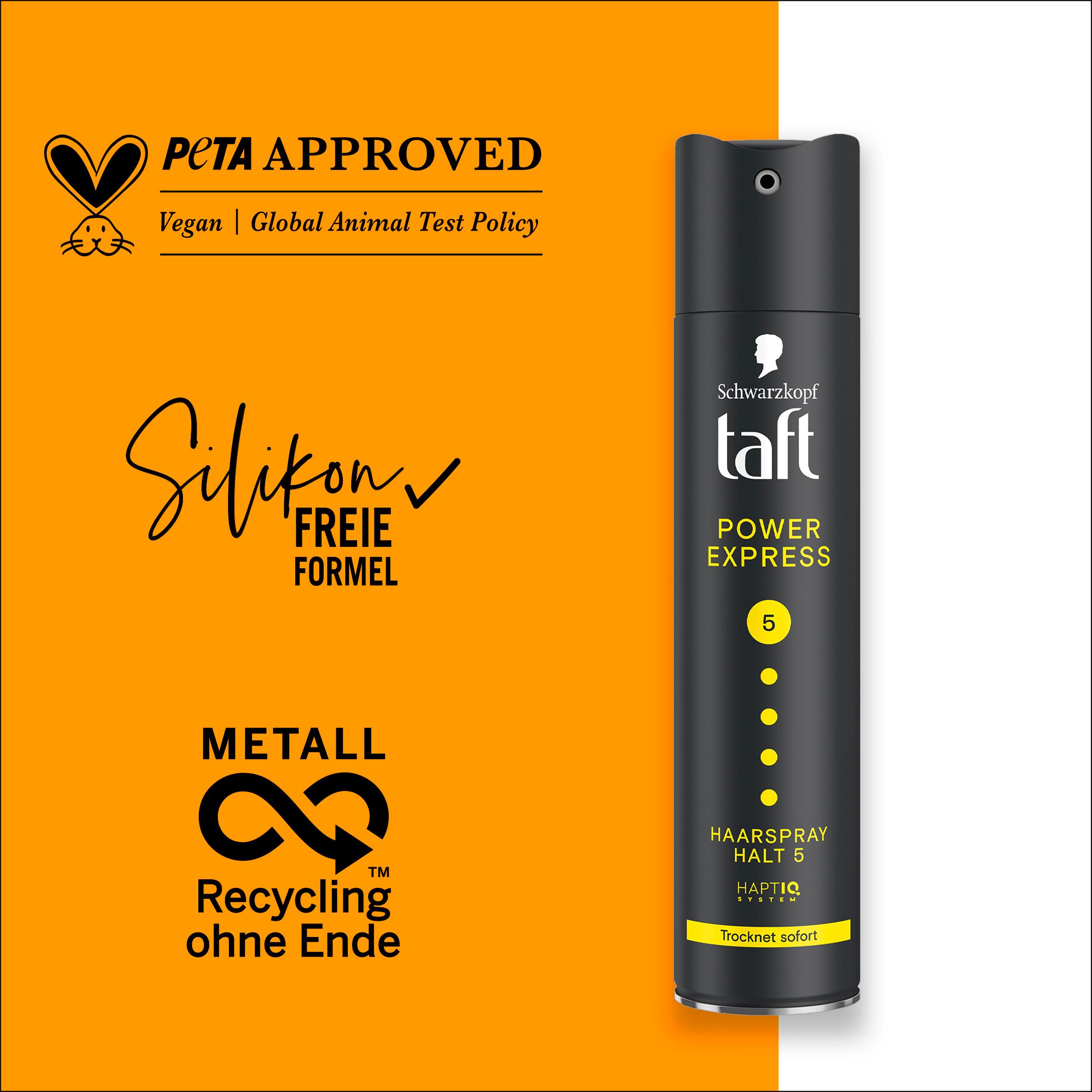 Produktbild taft Haarspray Power Express 250 ml Haltegrad 5 - sehr starker Halt 6 von 7