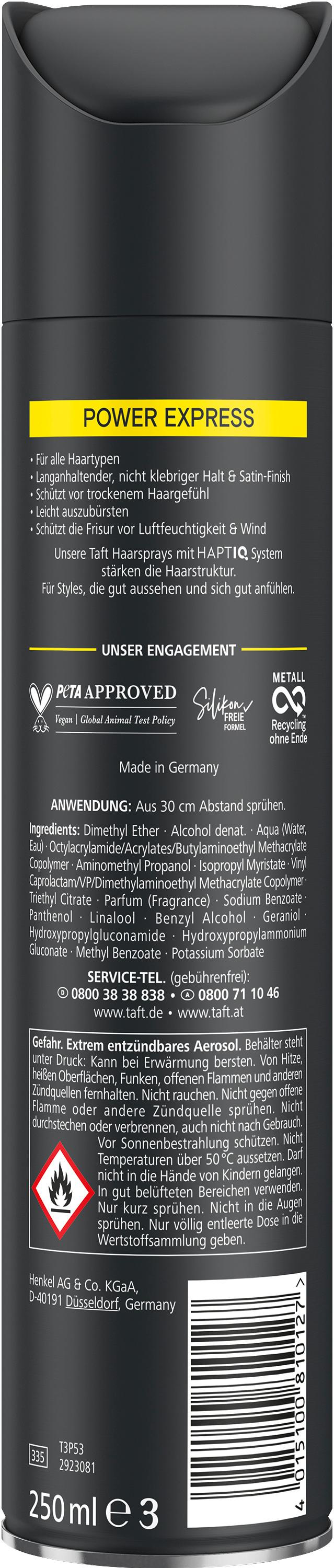 Produktbild taft Haarspray Power Express 250 ml Haltegrad 5 - sehr starker Halt 2 von 7