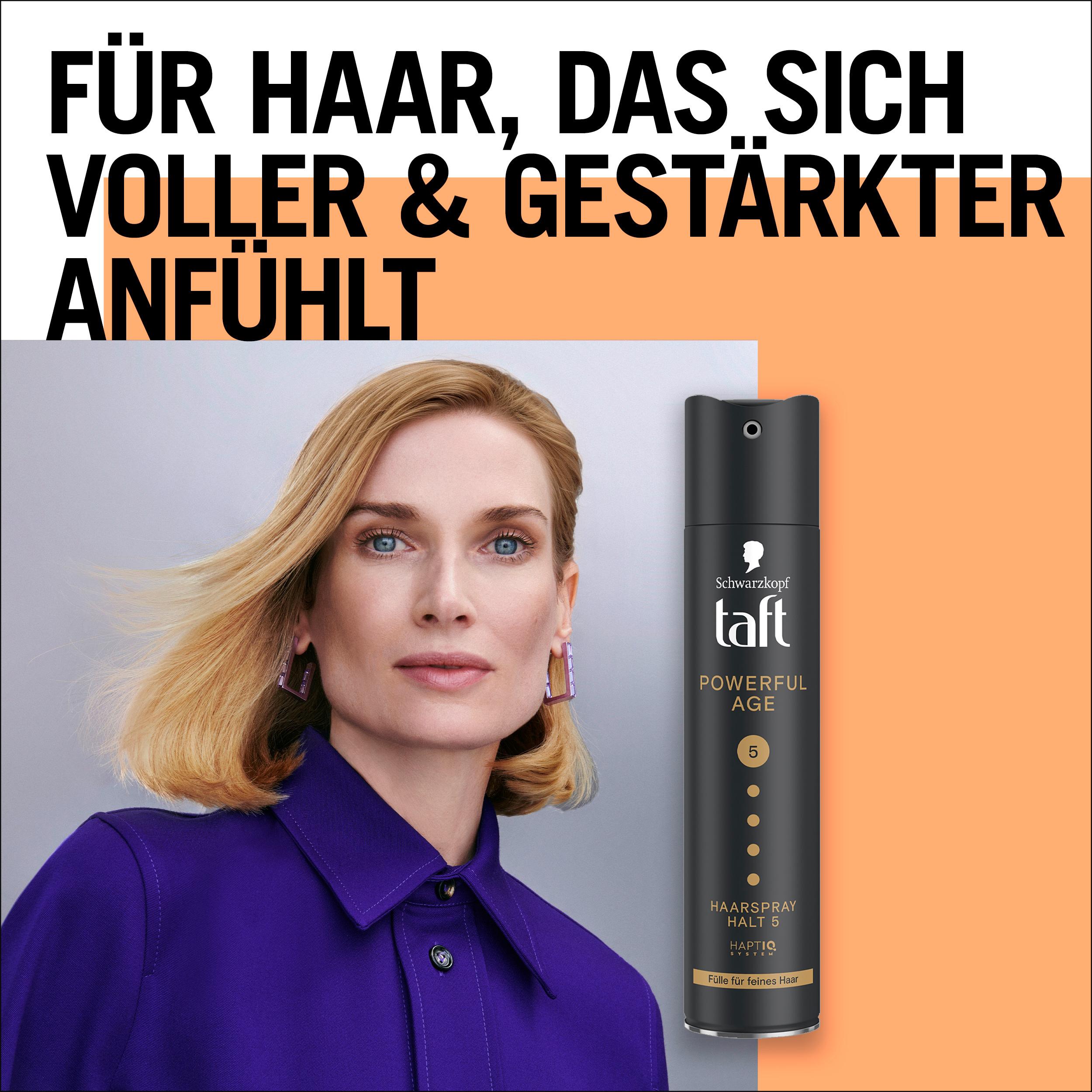 Produktbild taft Haarspray Powerful Age 250 ml Haltegrad 5 - sehr starker Halt 7 von 7