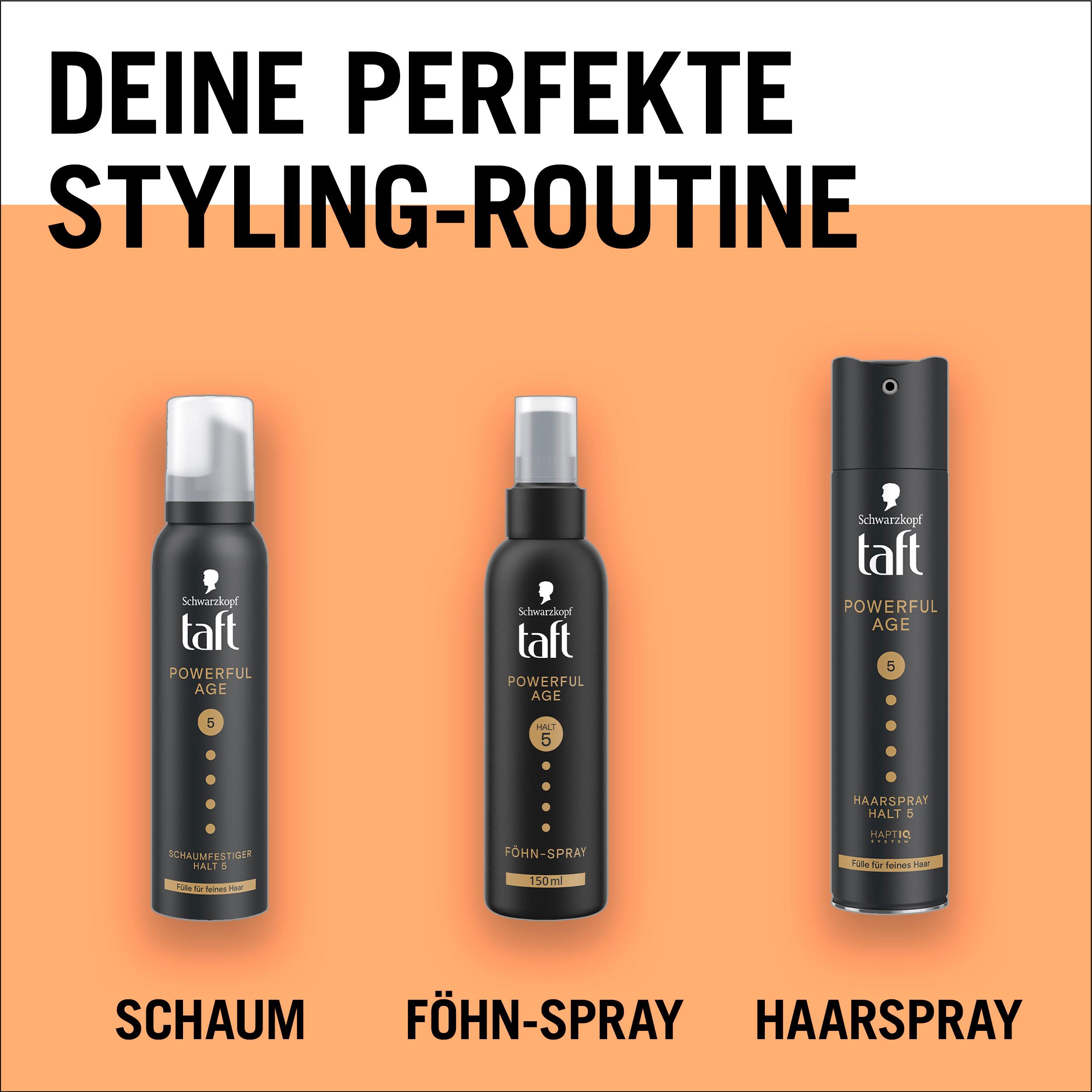 Produktbild taft Haarspray Powerful Age 250 ml Haltegrad 5 - sehr starker Halt 4 von 7