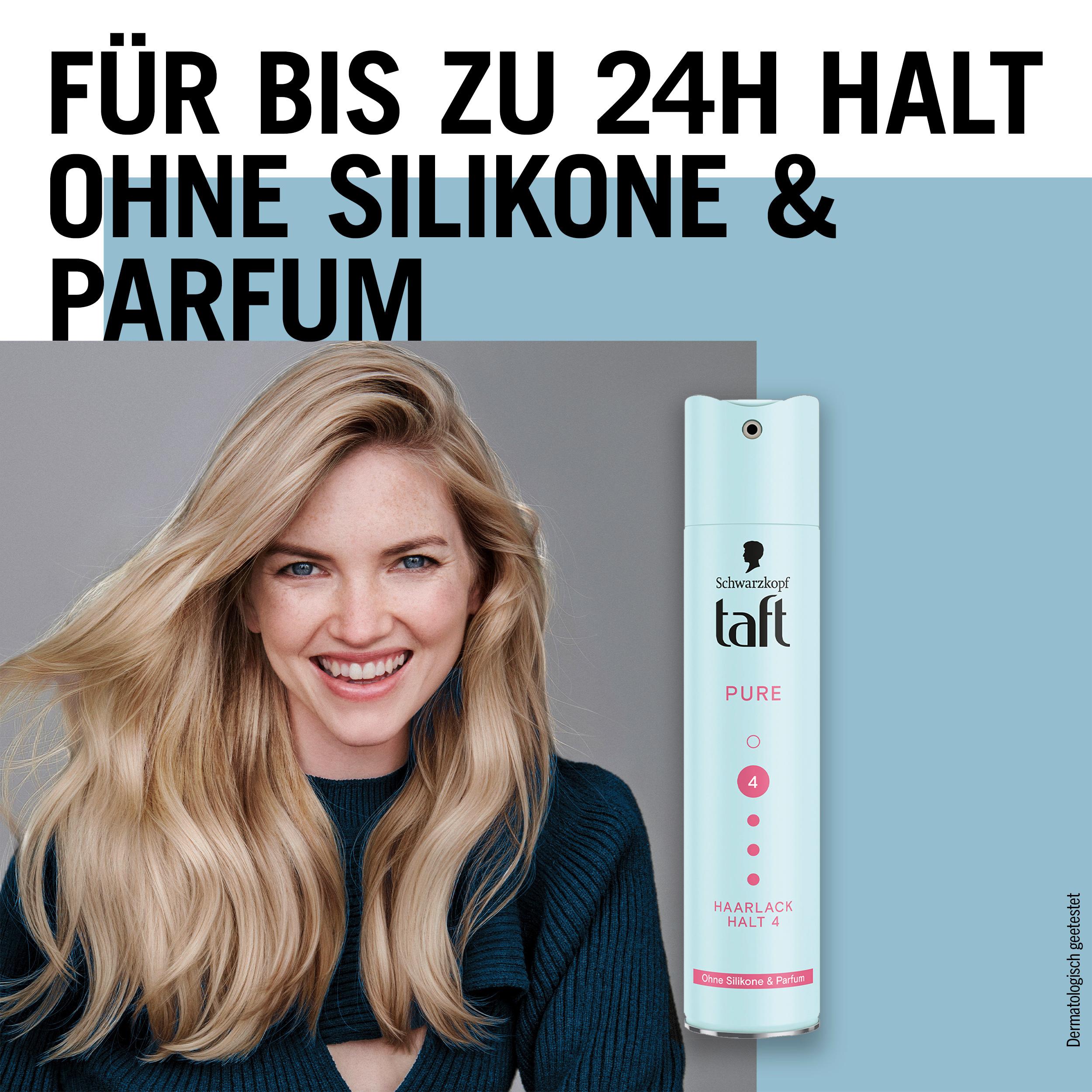 Produktbild taft Haarlack Pure Haltegrad 4 - starker Halt 6 von 7