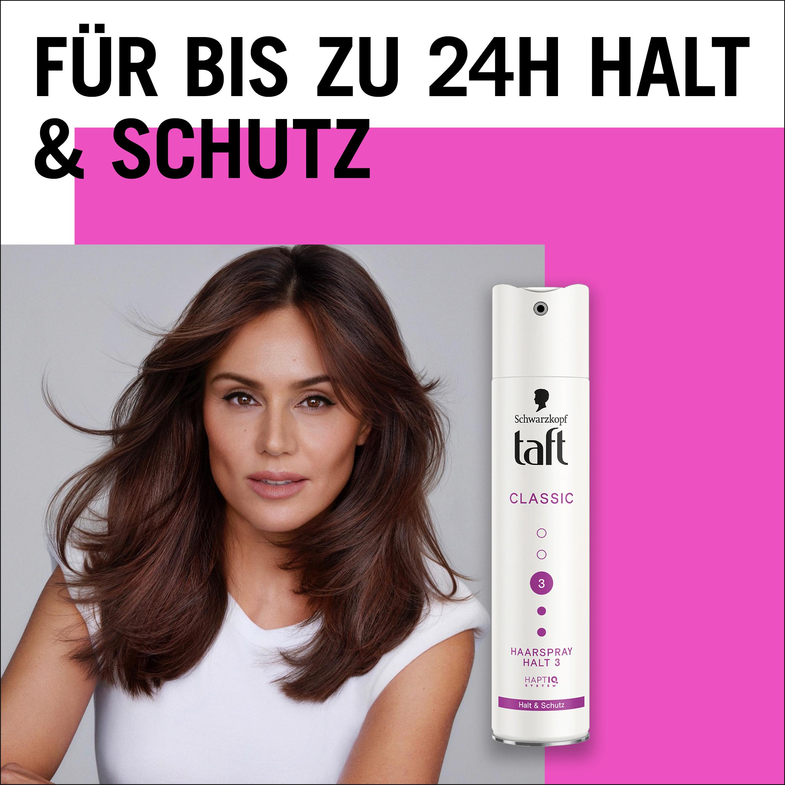 Produktbild taft Haarspray Classic Halt&Schutz 250 ml Haltegrad 3 - mittlerer Halt 7 von 8