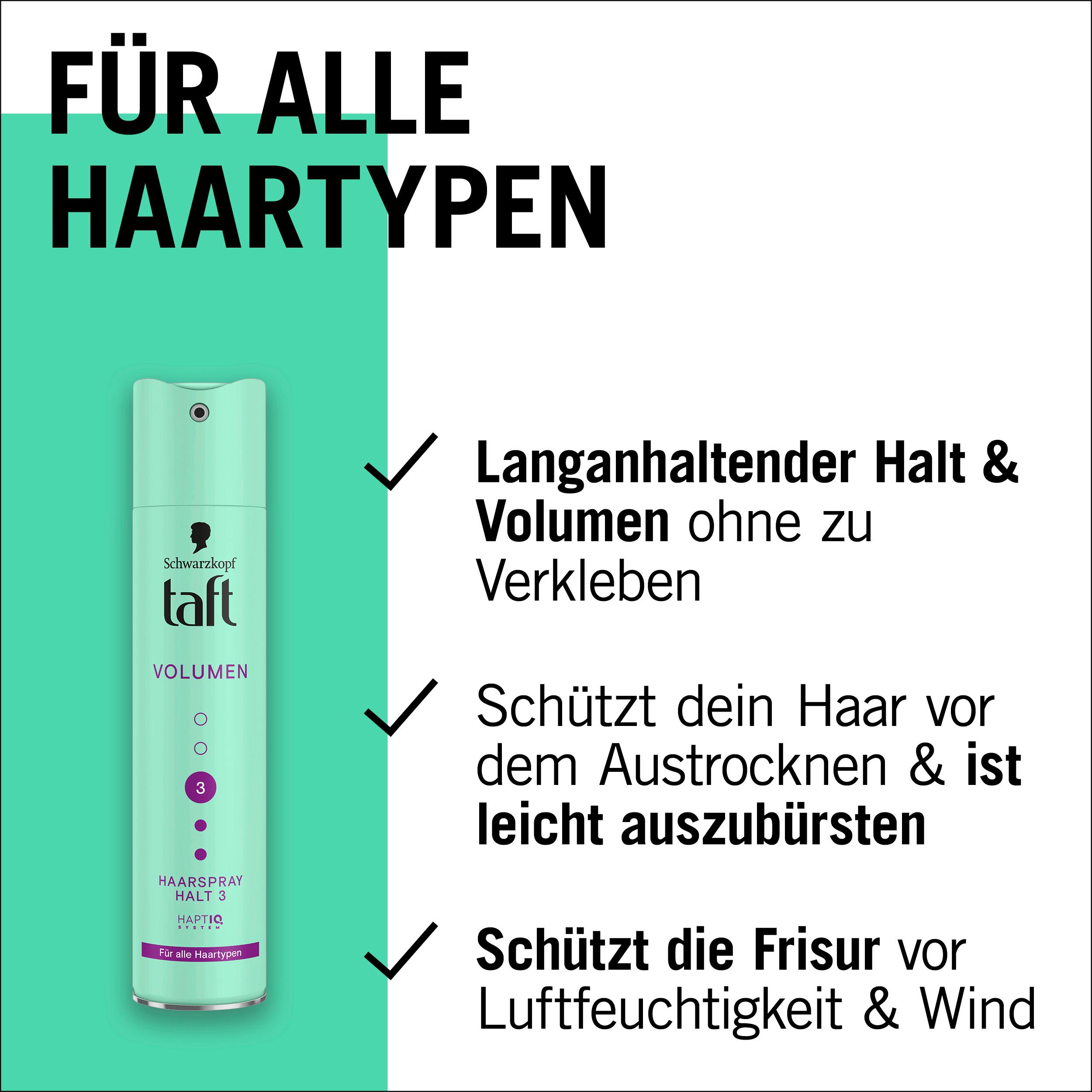 Produktbild taft Haarspray Volumen alle Haartypen 250 ml Haltegrad 3 - mittlerer Halt 4 von 8