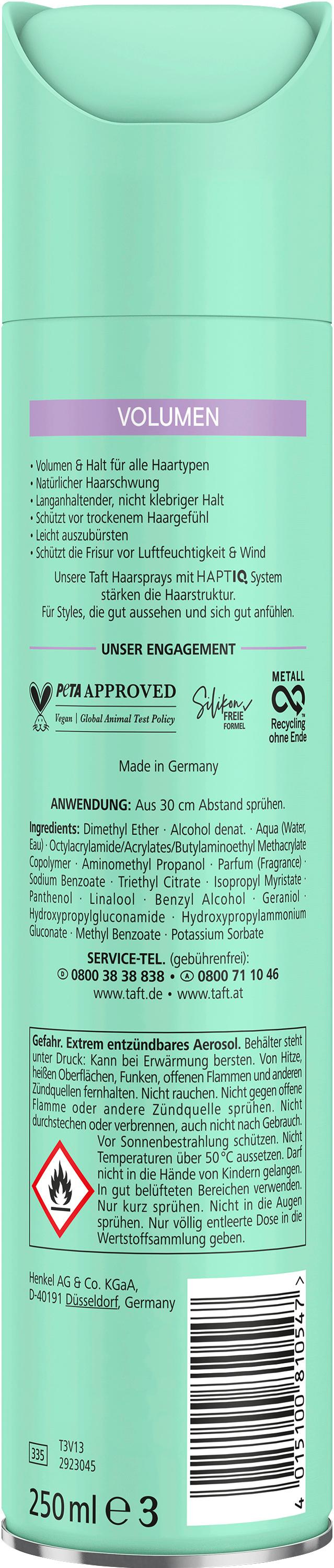 Produktbild taft Haarspray Volumen alle Haartypen 250 ml Haltegrad 3 - mittlerer Halt 2 von 8