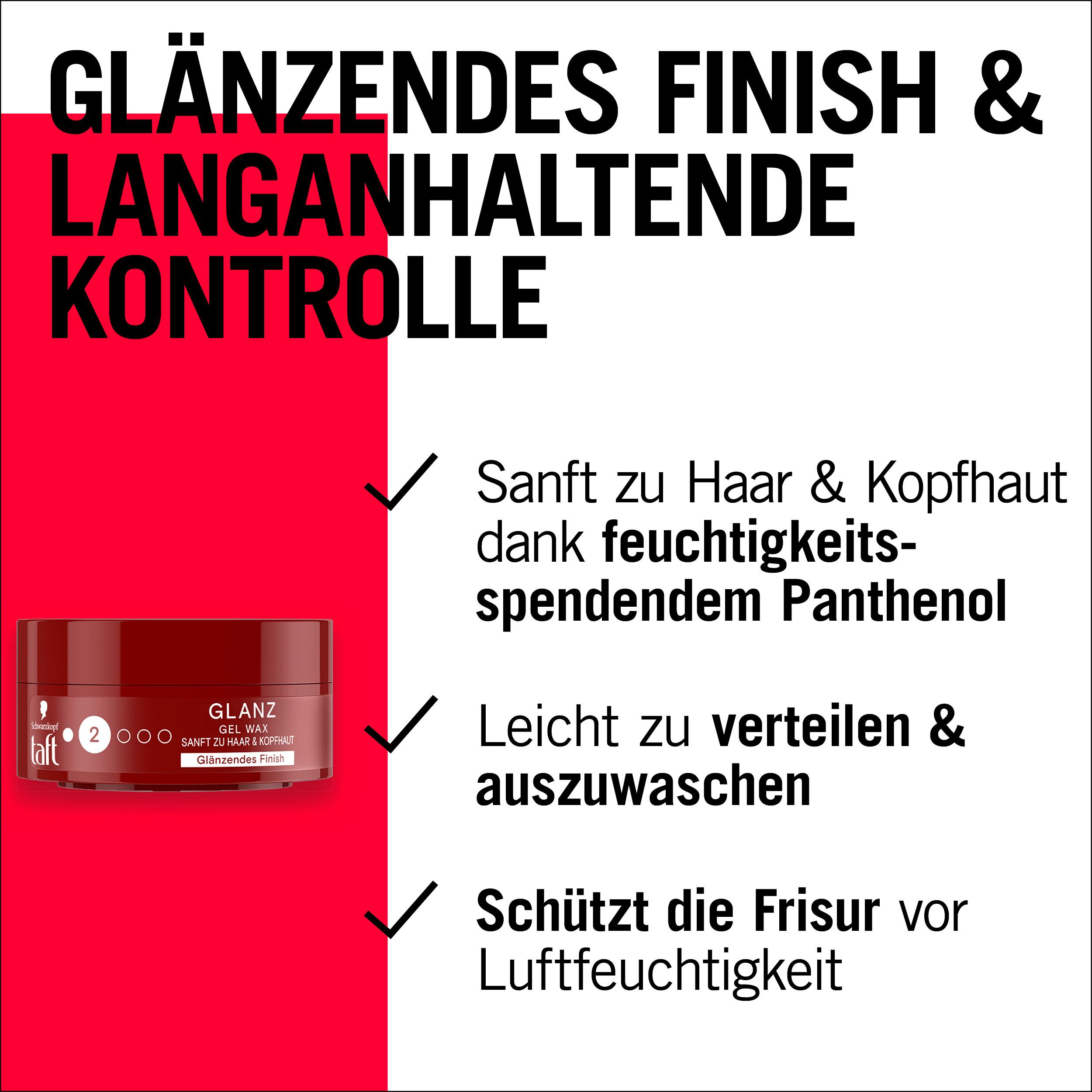 Produktbild taft Gel Wax Glanz - Haltegrad 2 - leichter Halt 3 von 7
