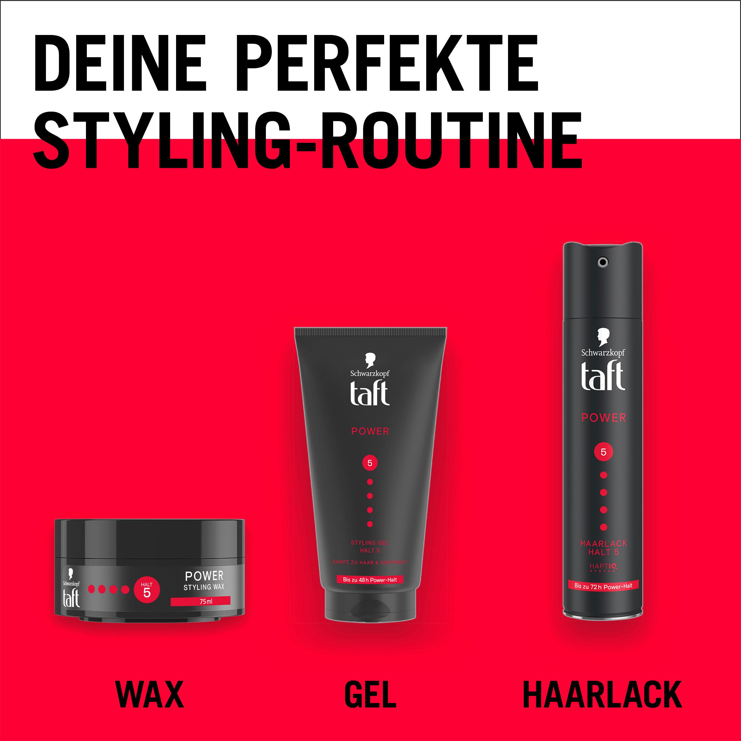 Produktbild taft Styling Wax Power 75ml - Haltegrad 5 - sehr starker Halt 4 von 6