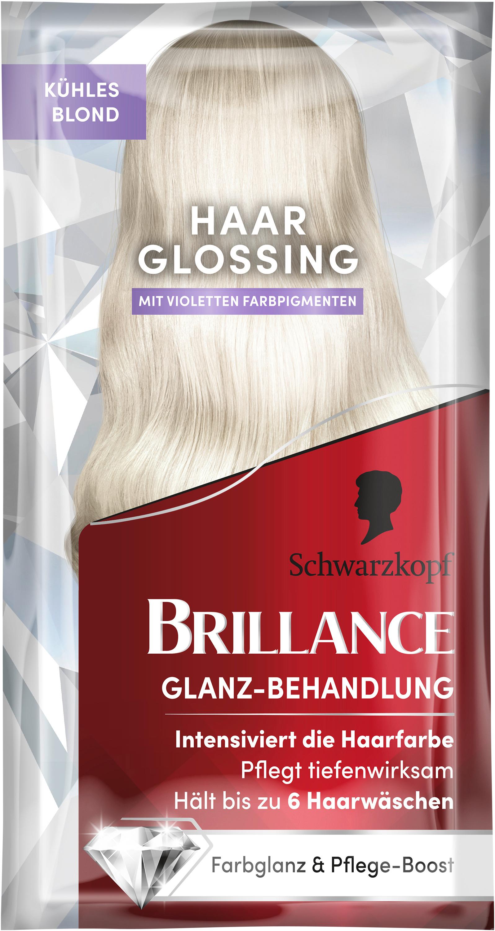 Schwarzkopf Brillance Glanz-Behandlung Haar Glossing Sachet