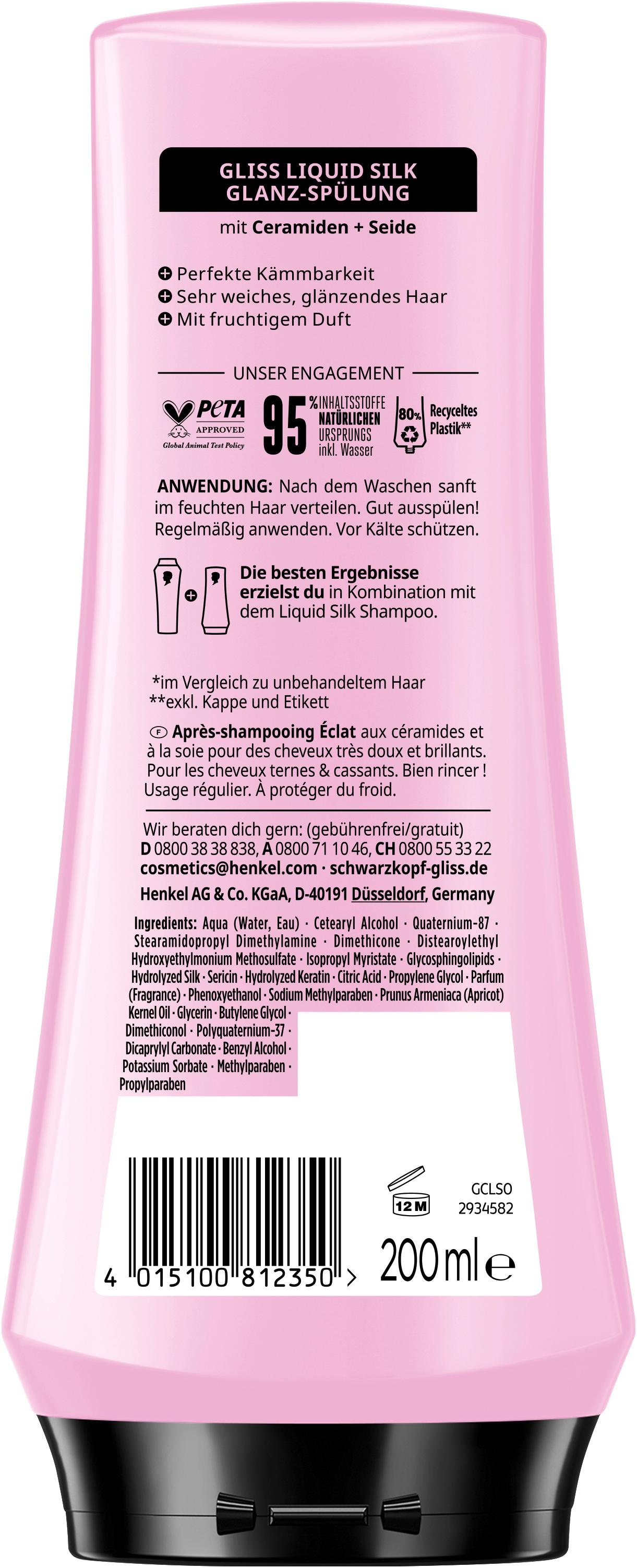 Produktbild GLISS Spülung Liquid Silk 200 ml 2 von 10