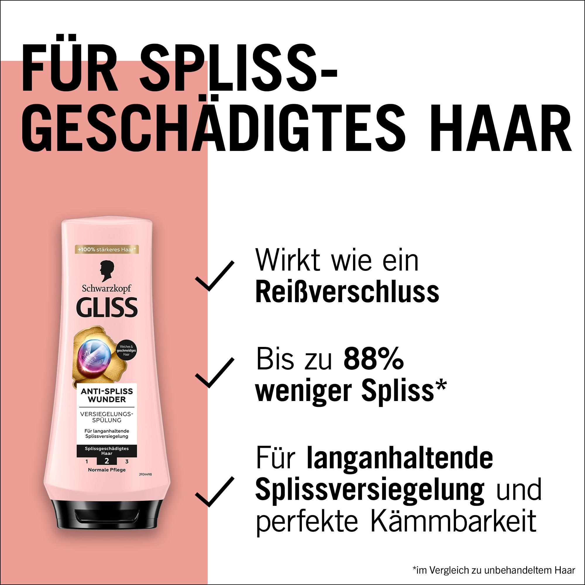 Produktbild GLISS Spülung Anti-Spliss Wunder 200 ml 4 von 9