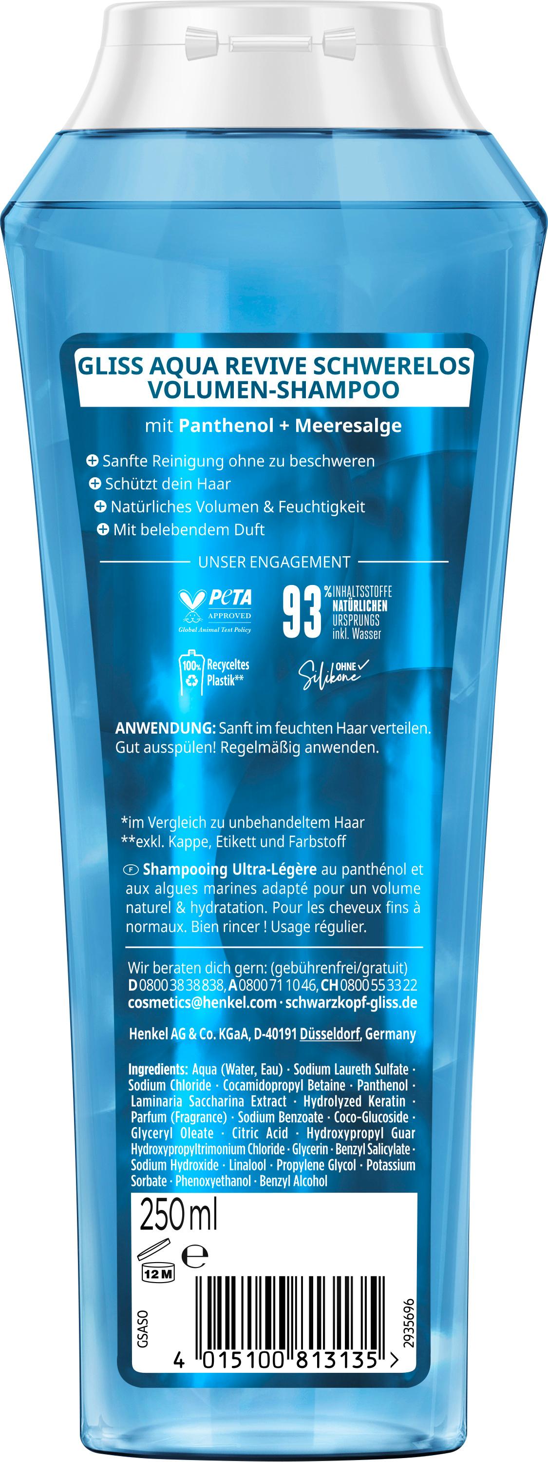 Produktbild GLISS Shampoo Aqua Revive Volume 2 von 11