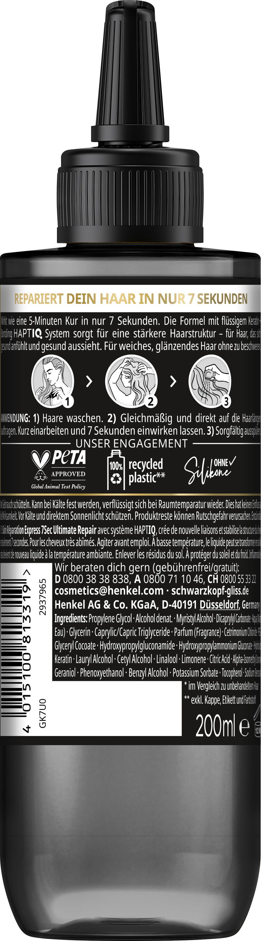 Produktbild GLISS KUR 7 Sekunden Express-Repair-Kur Ultimate Repair 200 ml 2 von 10