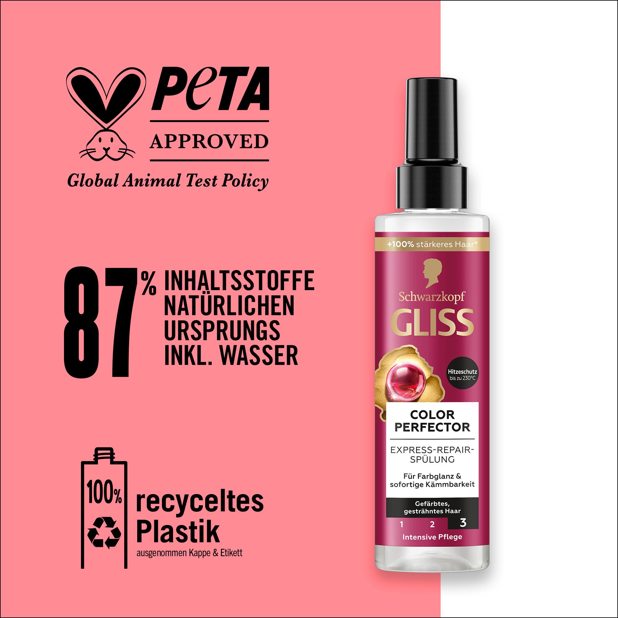 Produktbild GLISS Express-Repair-Spülung Colour Perfector 200 ml 5 von 9