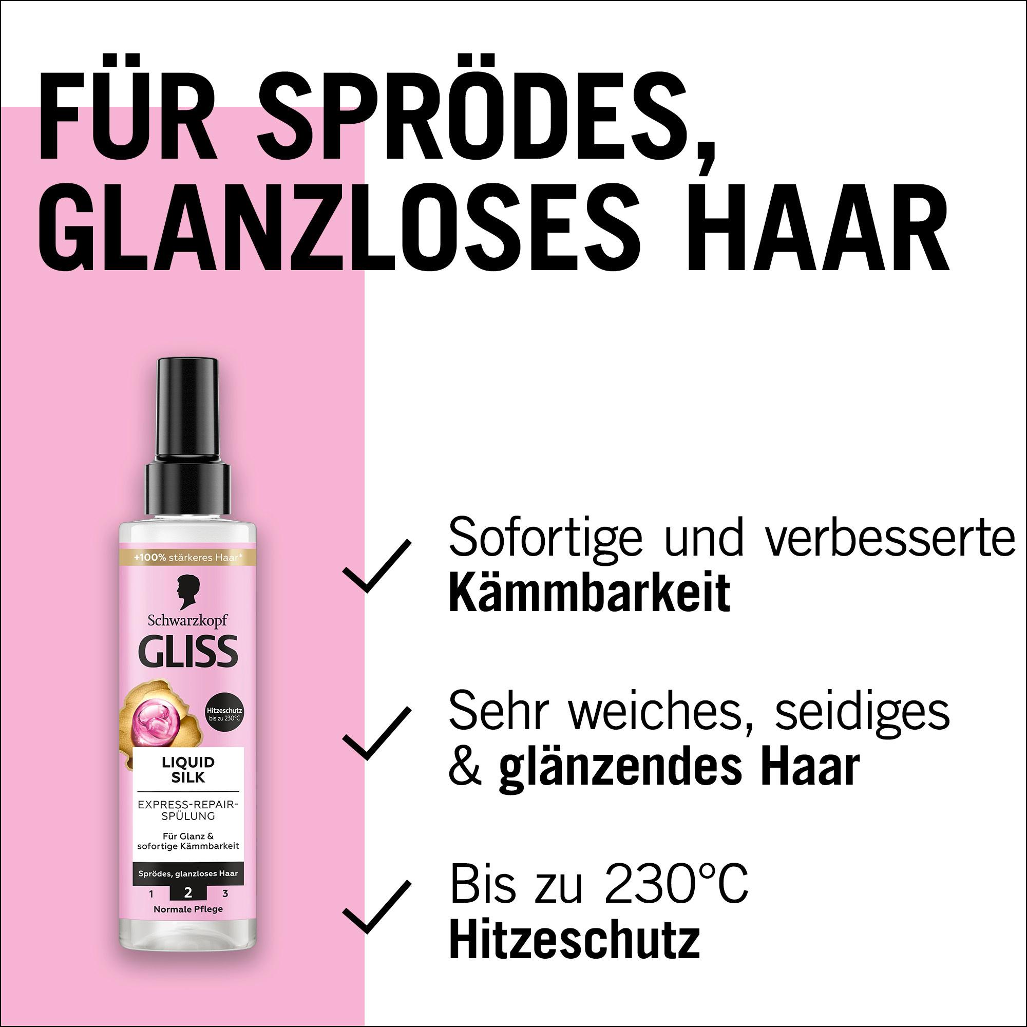 Produktbild GLISS Express-Repair-Spülung Liquid Silk 200 ml 10 von 10
