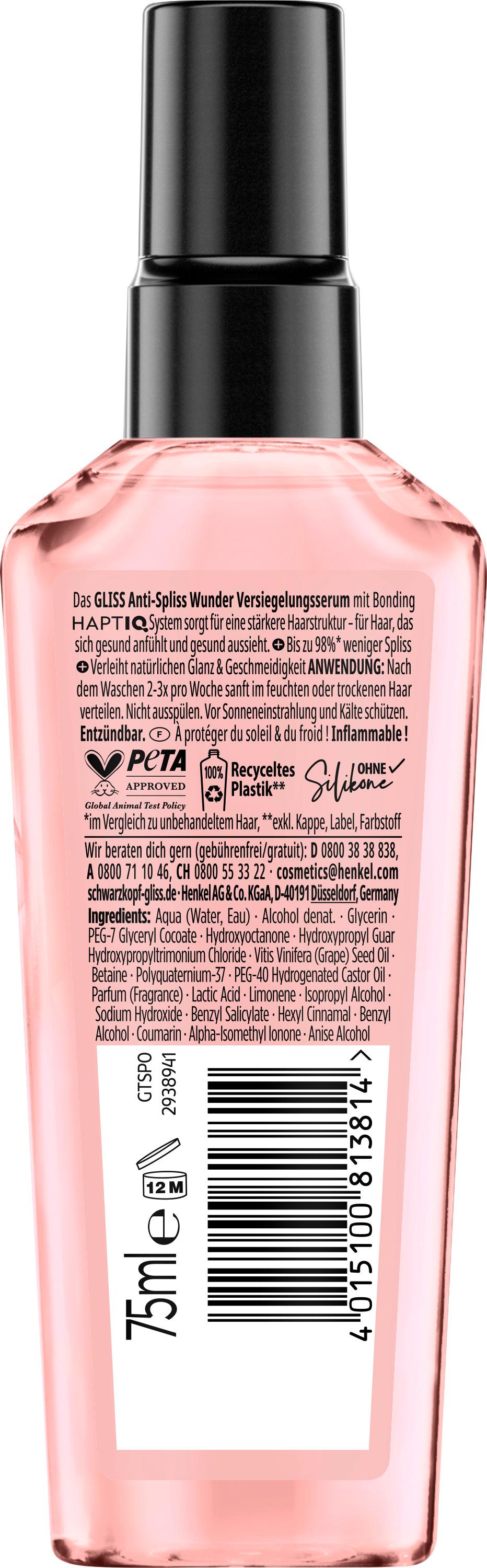 Produktbild SCHWARZKOPF GLISS KUR Anti-Spliss 2-in-1 Kur Anti-Spliss Wunder 75ml 2 von 10