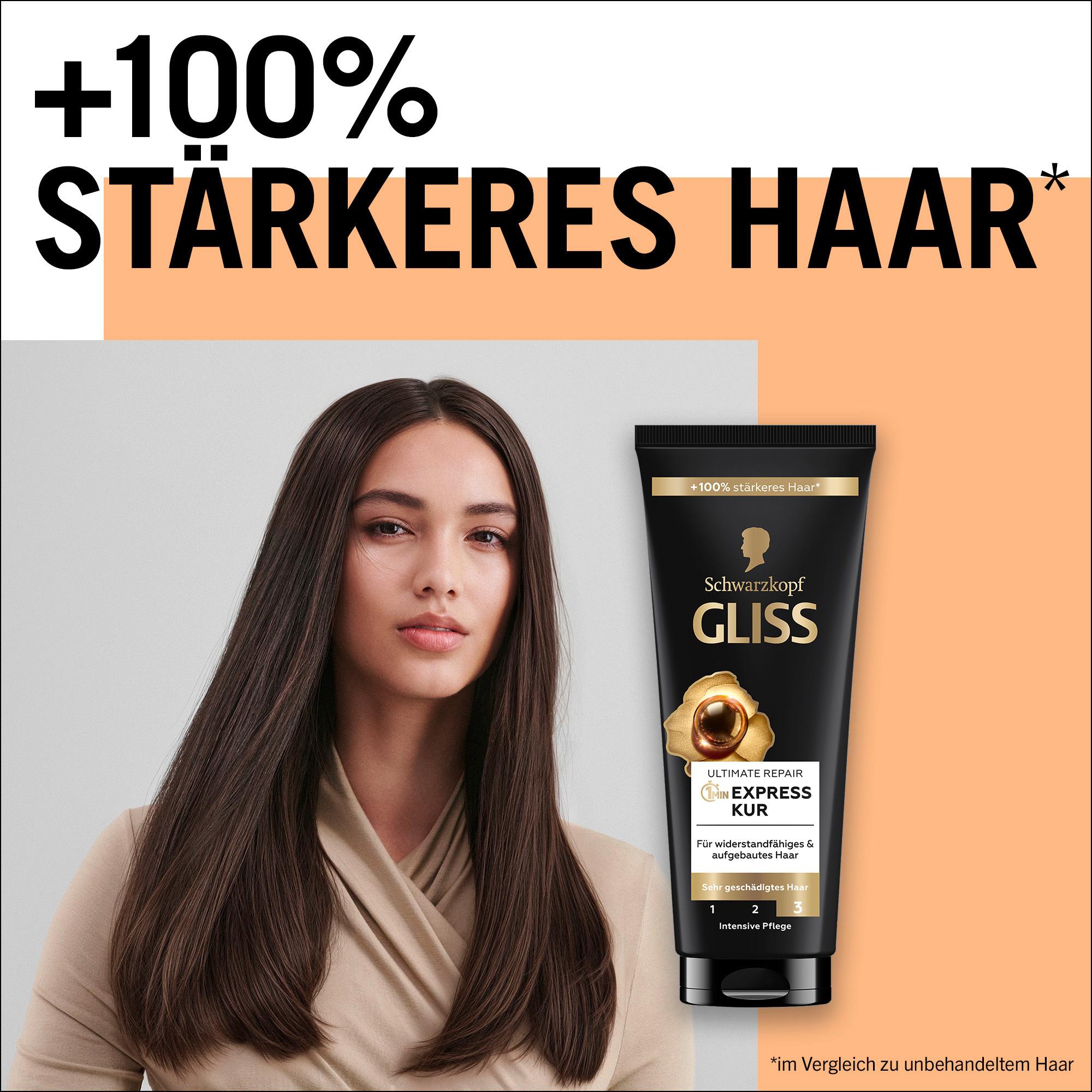 Produktbild SCHWARZKOPF GLISS KUR 1-Minute Express Kur Ultimate Repair 200ml 7 von 9